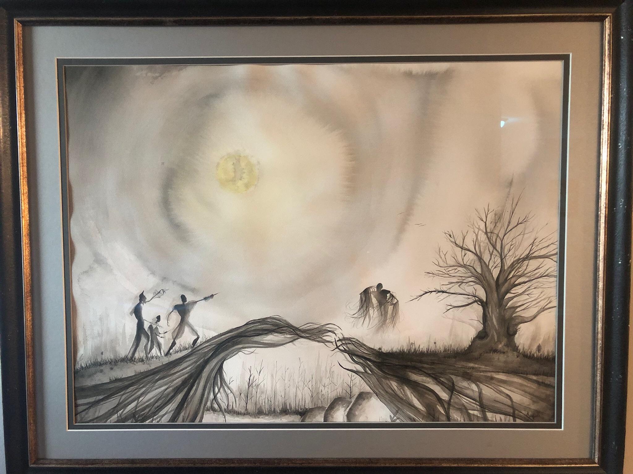 My friend painted this water color for me!Thought you all would enjoy