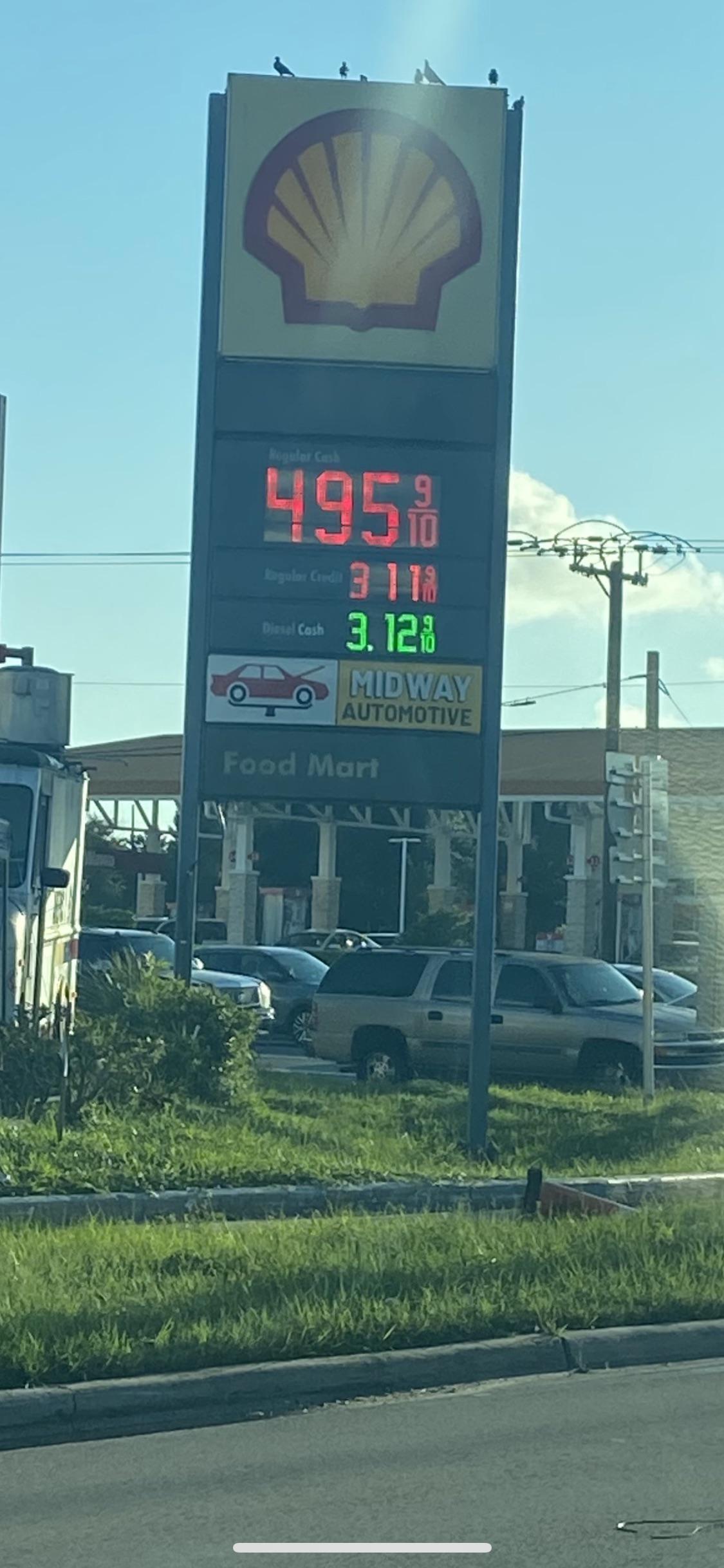 Yesterday’s gas prices r/bradenton