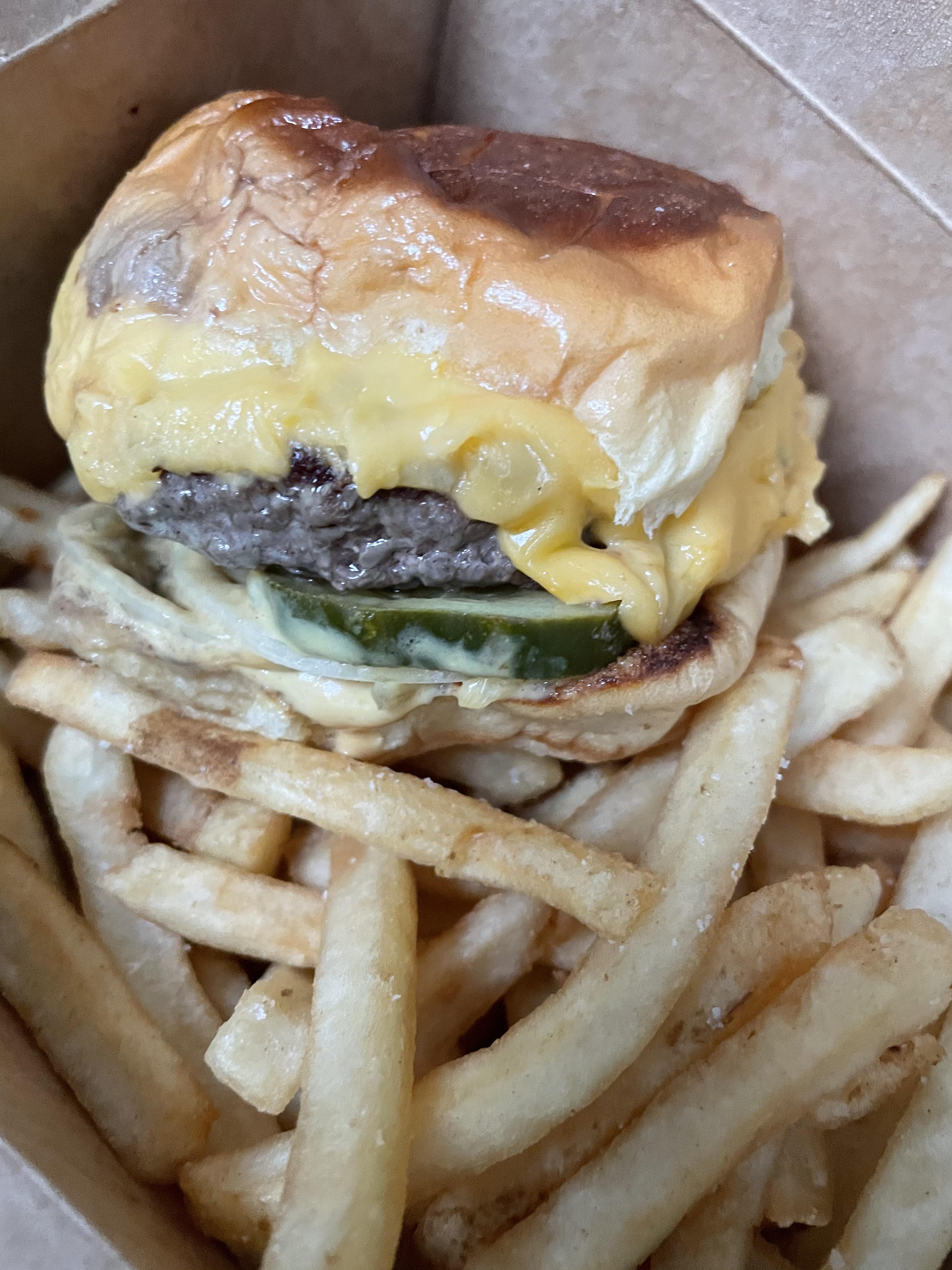 The Meat Hook Burger from The Meat Hook Burger Shop r/FoodNYC