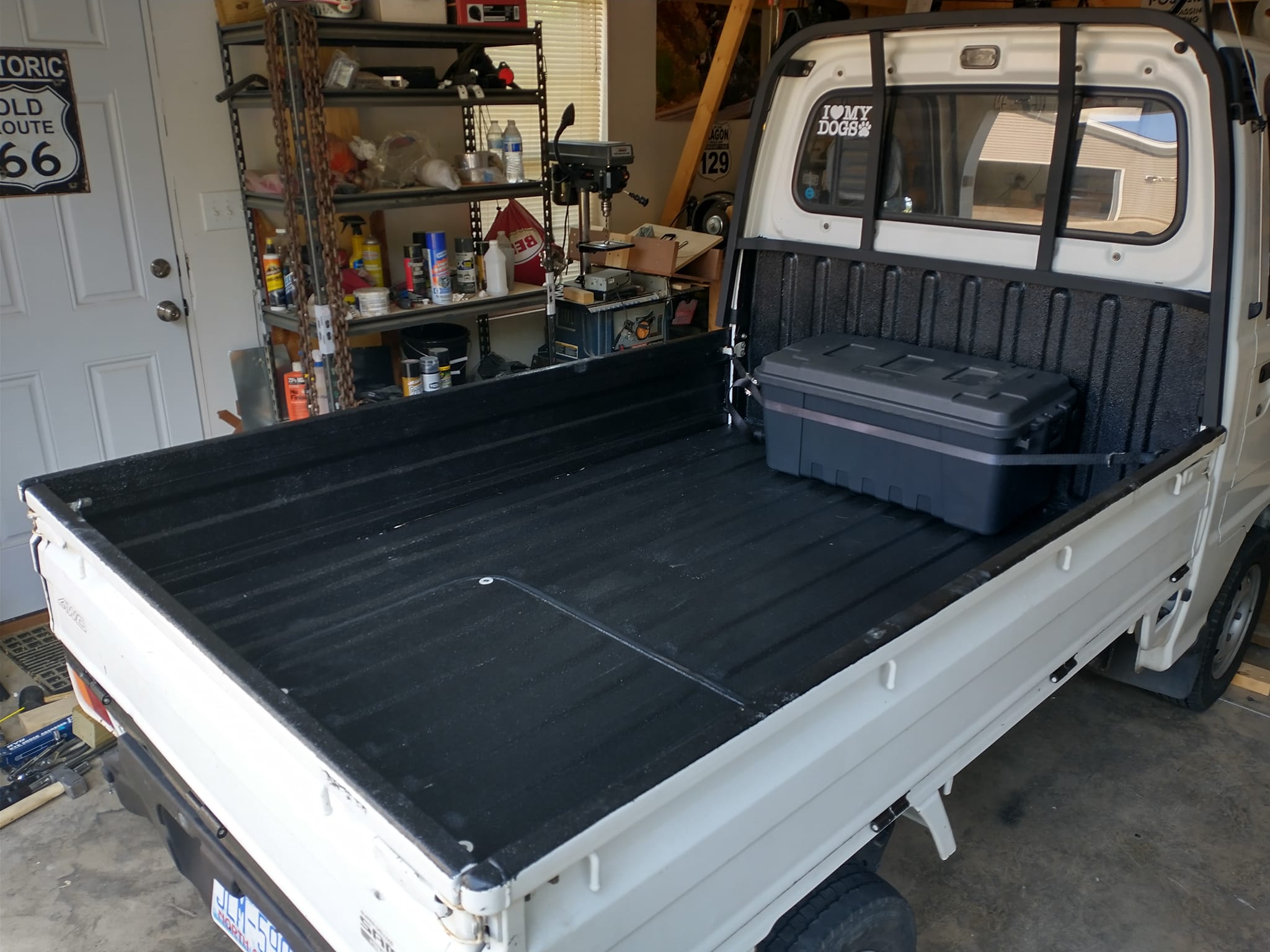 Herculiner bedliner applied r/keitruck