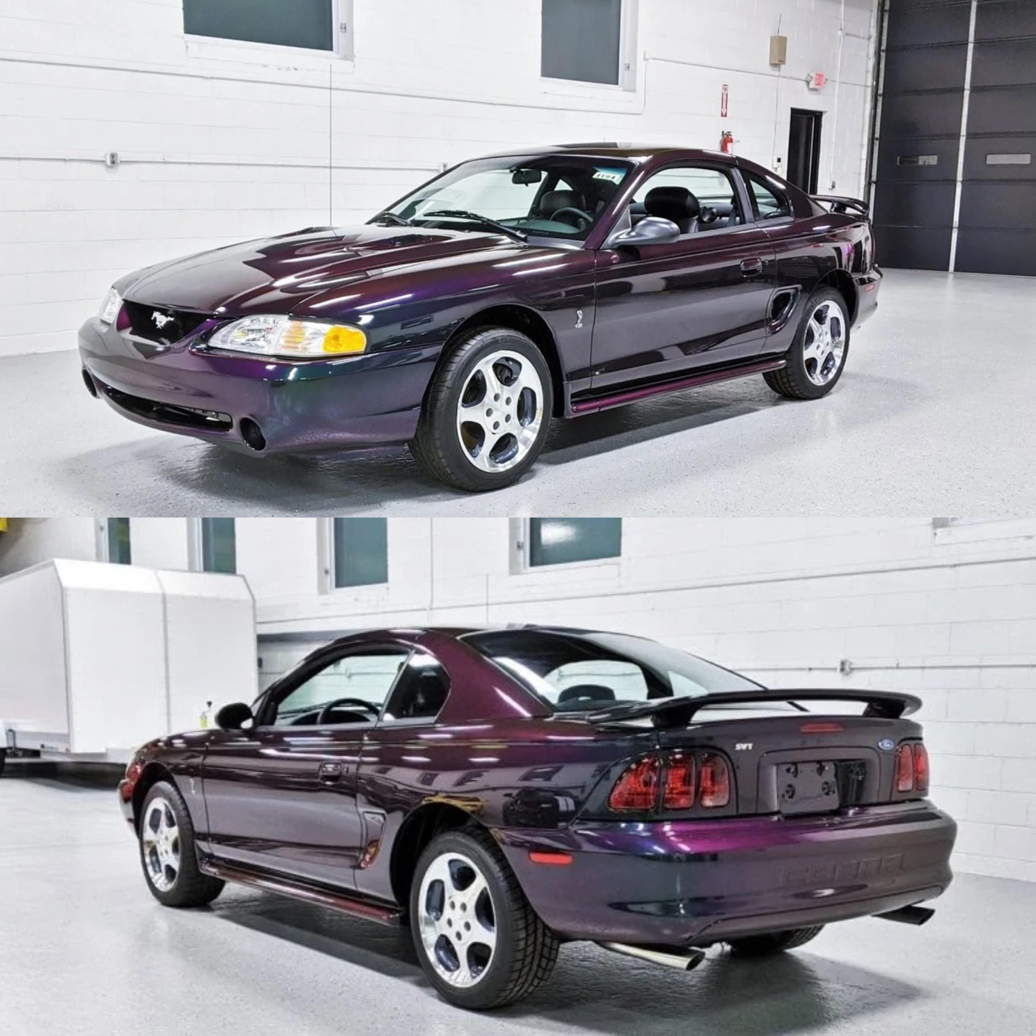 1996 SVT Cobra Mustang in rare Mystic paint color r/carporn