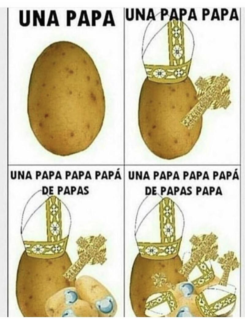 Una papa papa papá Spanish