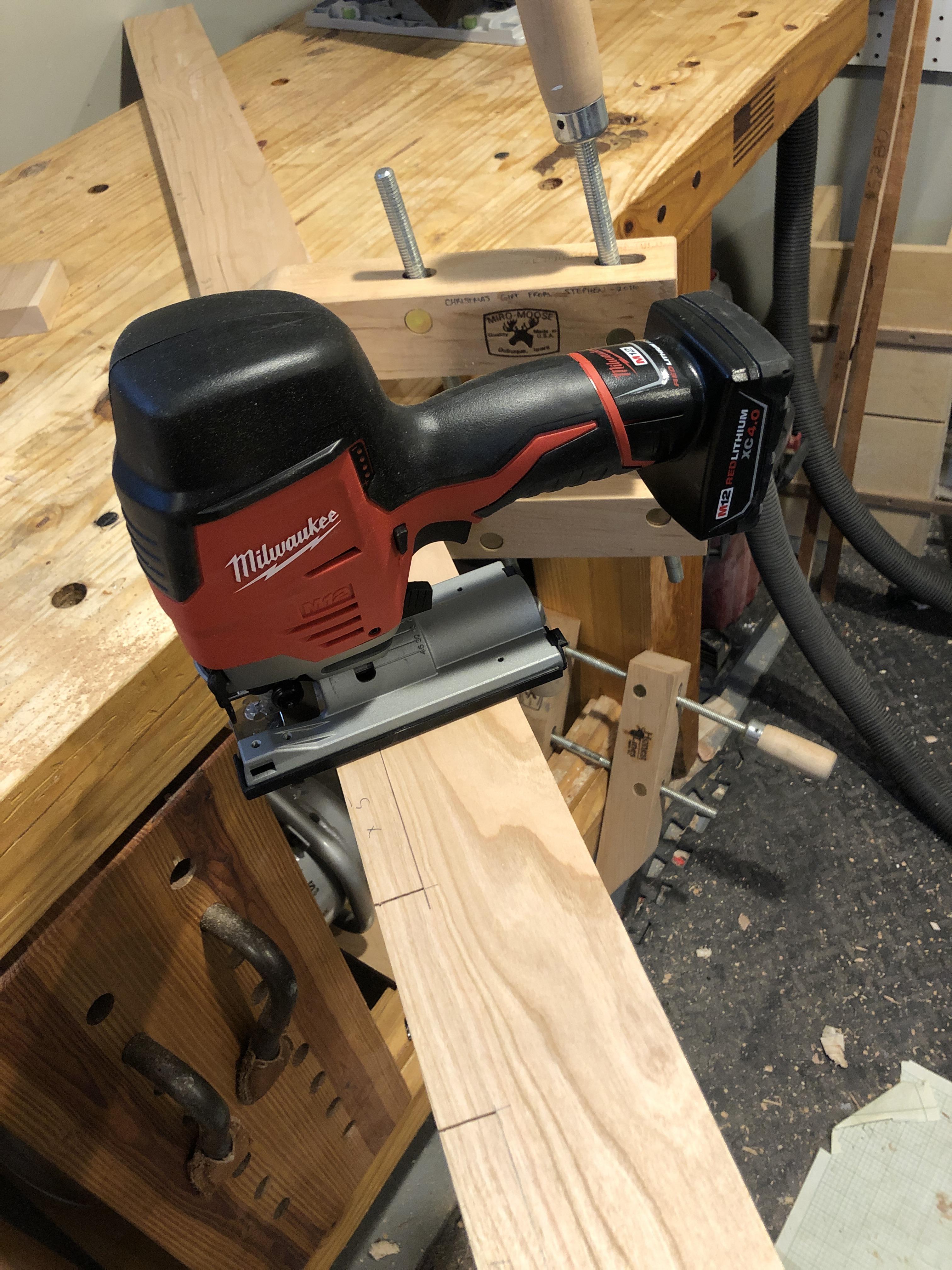 NTD Milwaukee M12 jigsaw. What an upgrade from my 20 year old corded