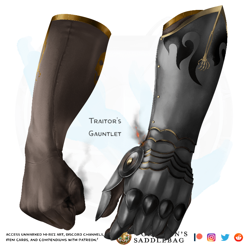 {The Griffon's Saddlebag} Traitor's Gauntlet Wondrous item r