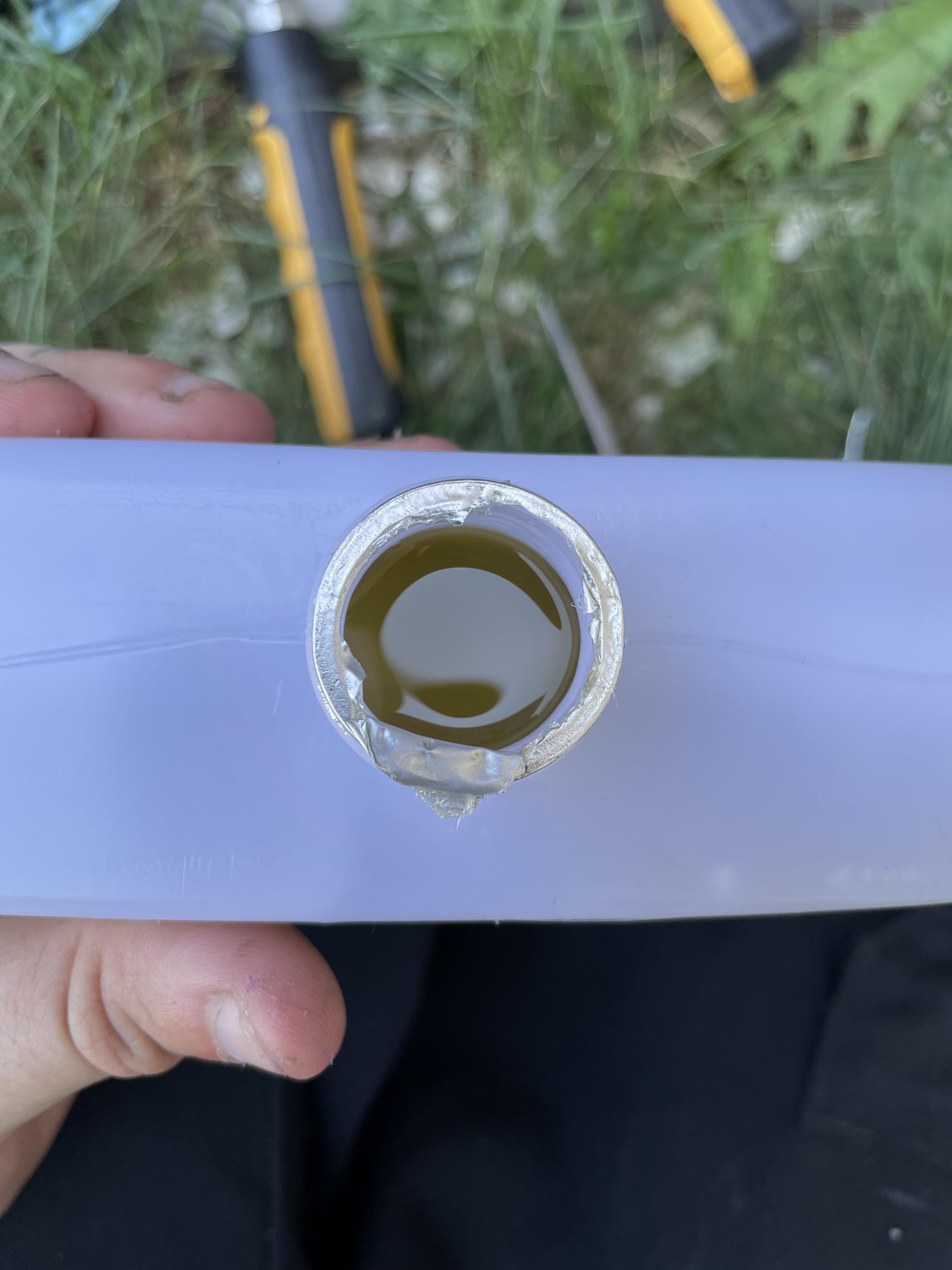 Pulling a vacuum on a system that’s been leaking for 3+ years. This is