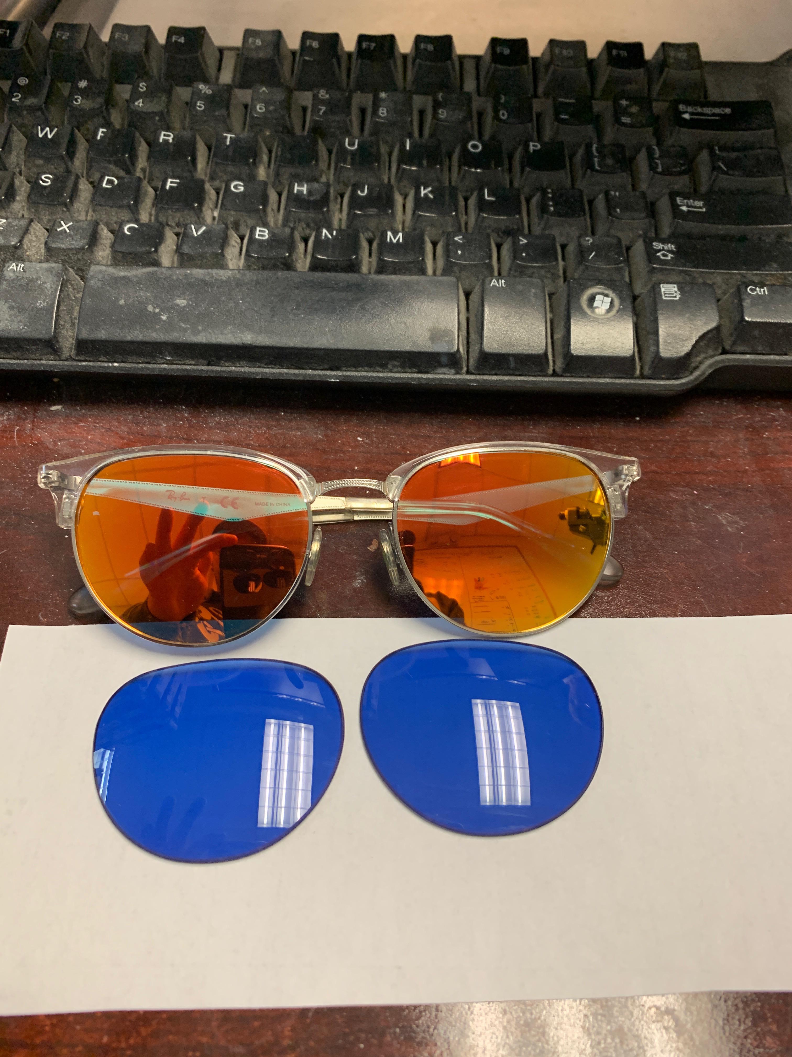 I just got lasik. My friend is making 4 sets of custom non prescription