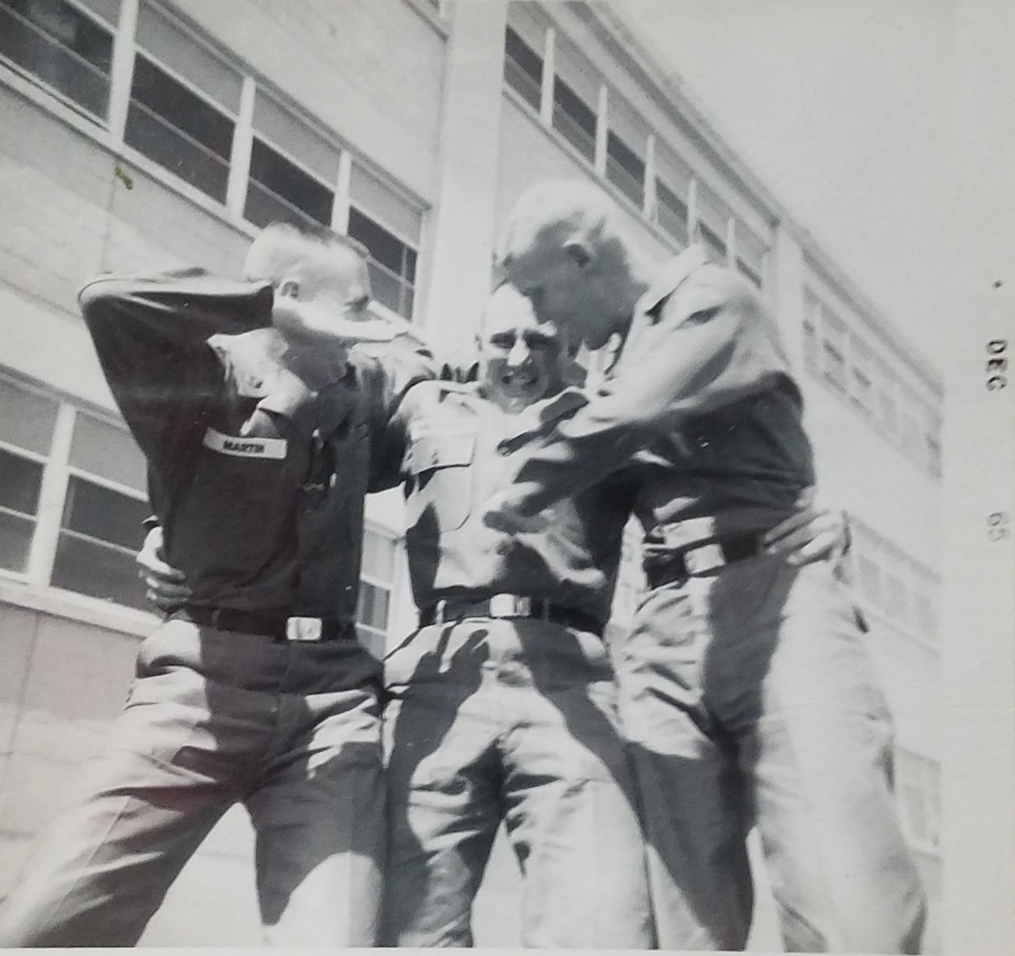 My dad and his buddies shortly before graduating from OCS (Officer Candidate School) and