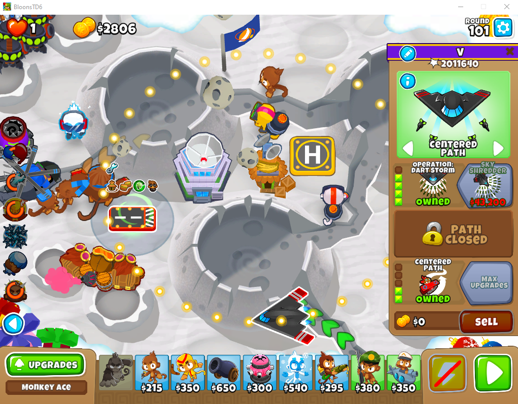 ODS 2mpc on Moon Landing r/btd6