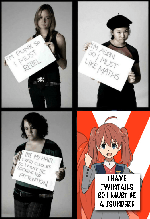 Stereotypes [1 of ?] r/Animemes