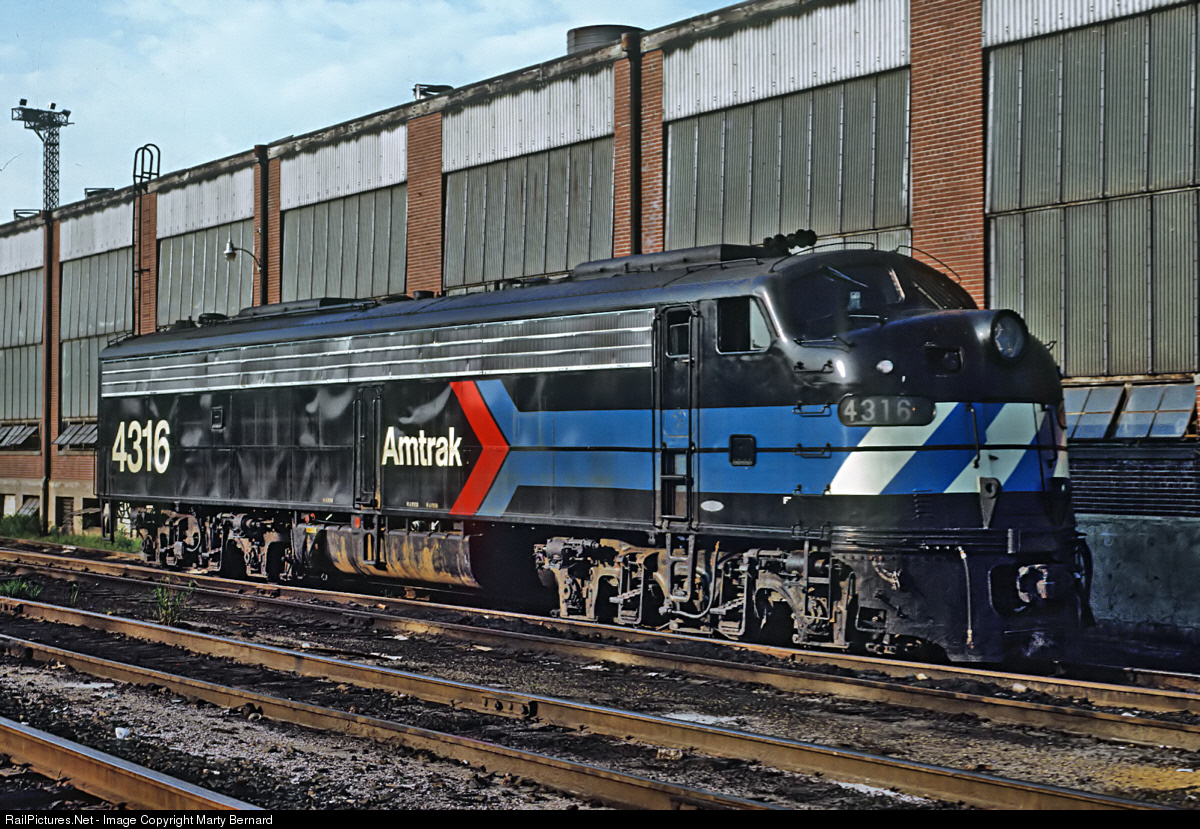 Amtrak E8 4316 The First of Amtrak