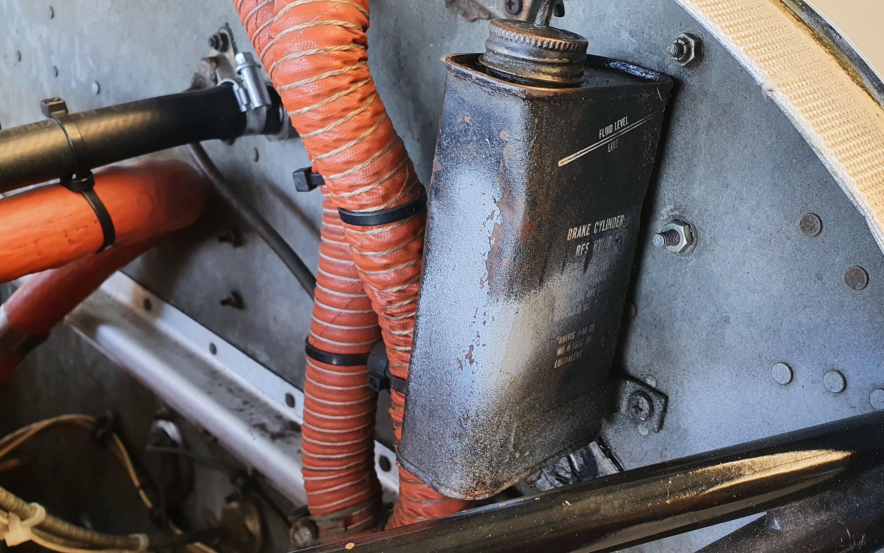 Sometimes, a simple solution suffices brake fluid reservoir for a