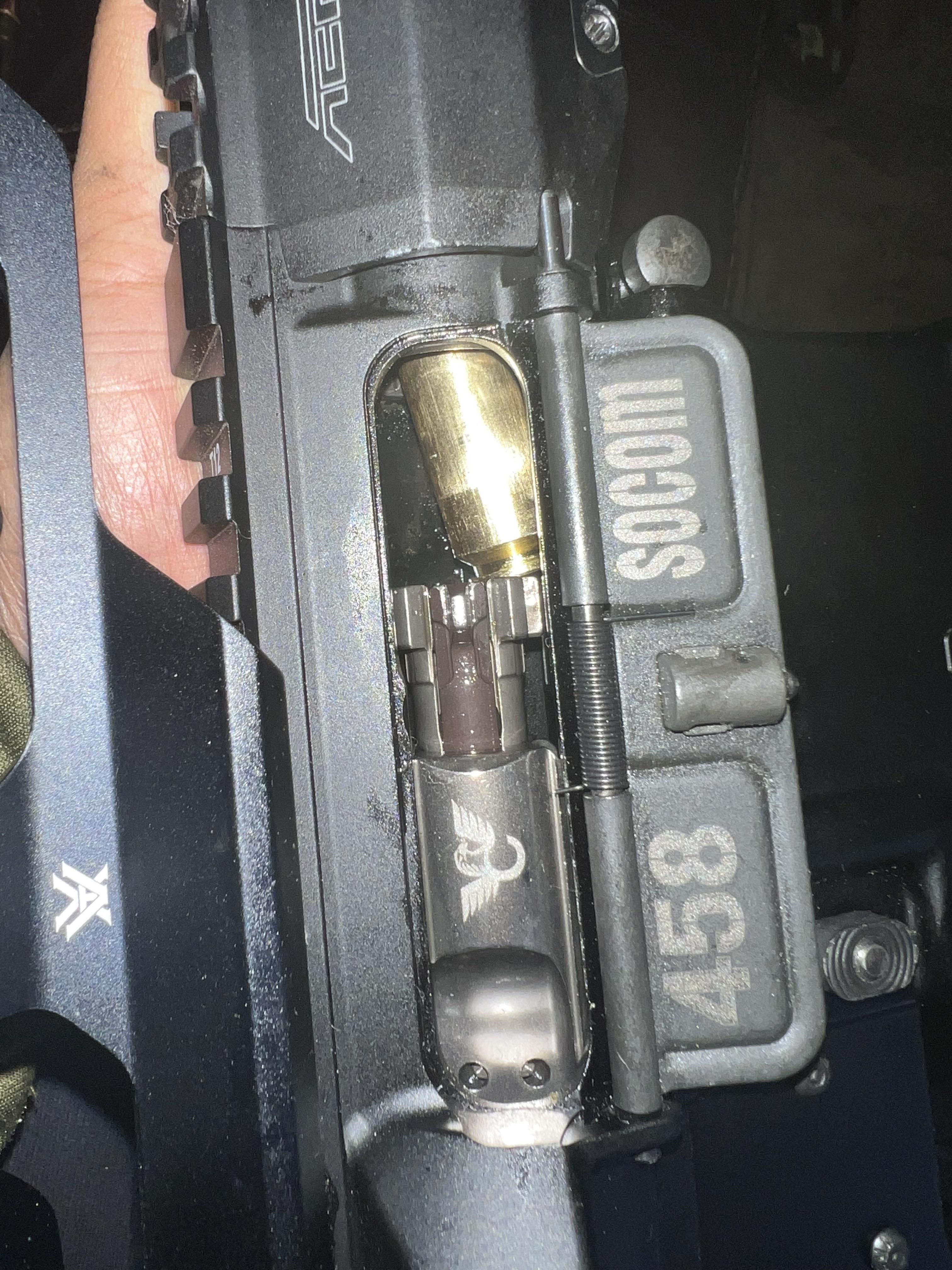 First round Feeding issues. Rifle does this with big bore follower GI