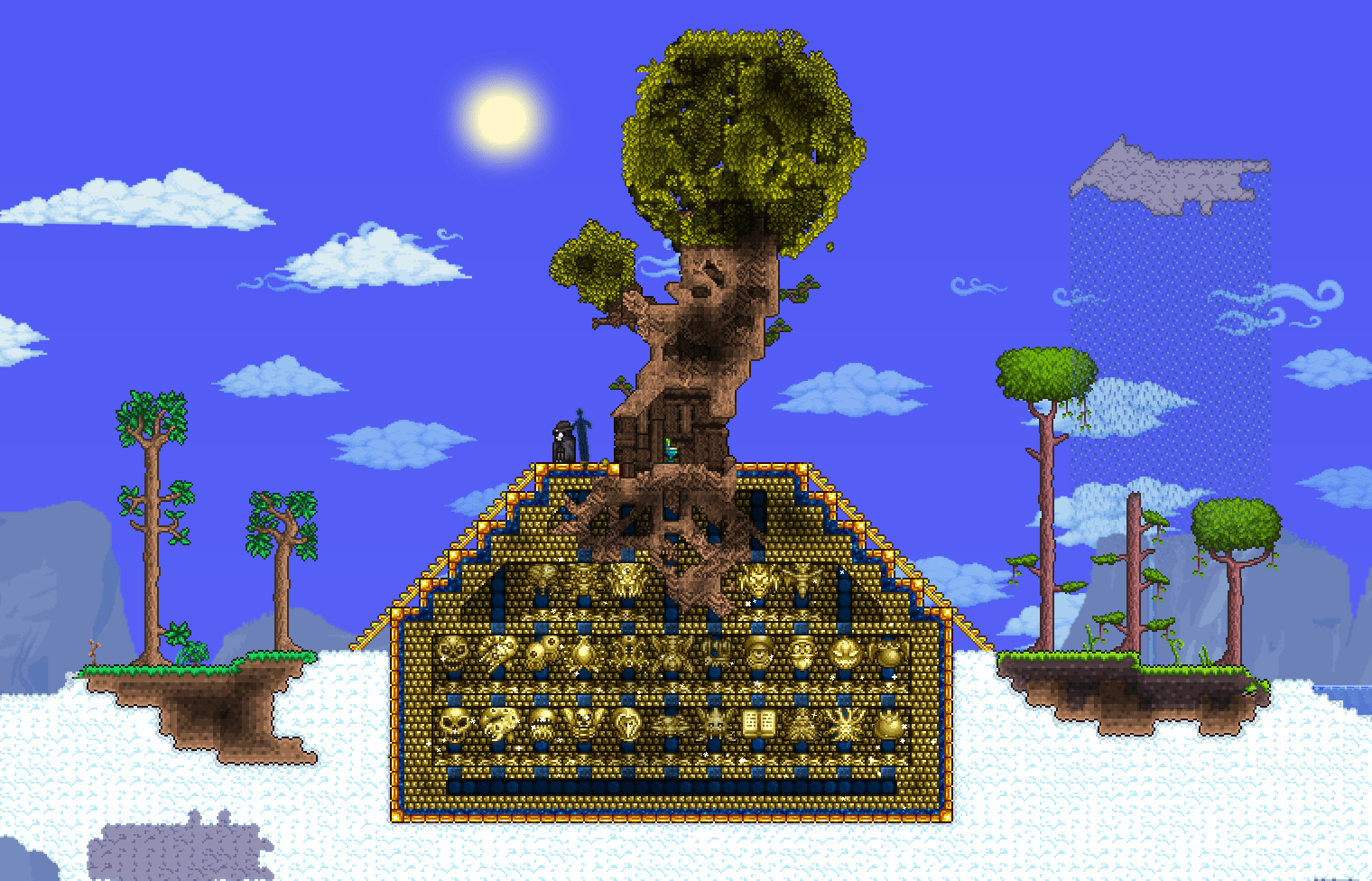 Our Golden Tree Shrine for the legendary TerraToilet. We have reached our Journey's End. r