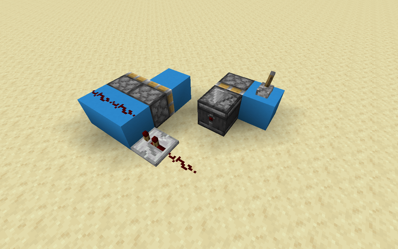 Please explain why when I toggle the lever, the resulting 1tick pulse