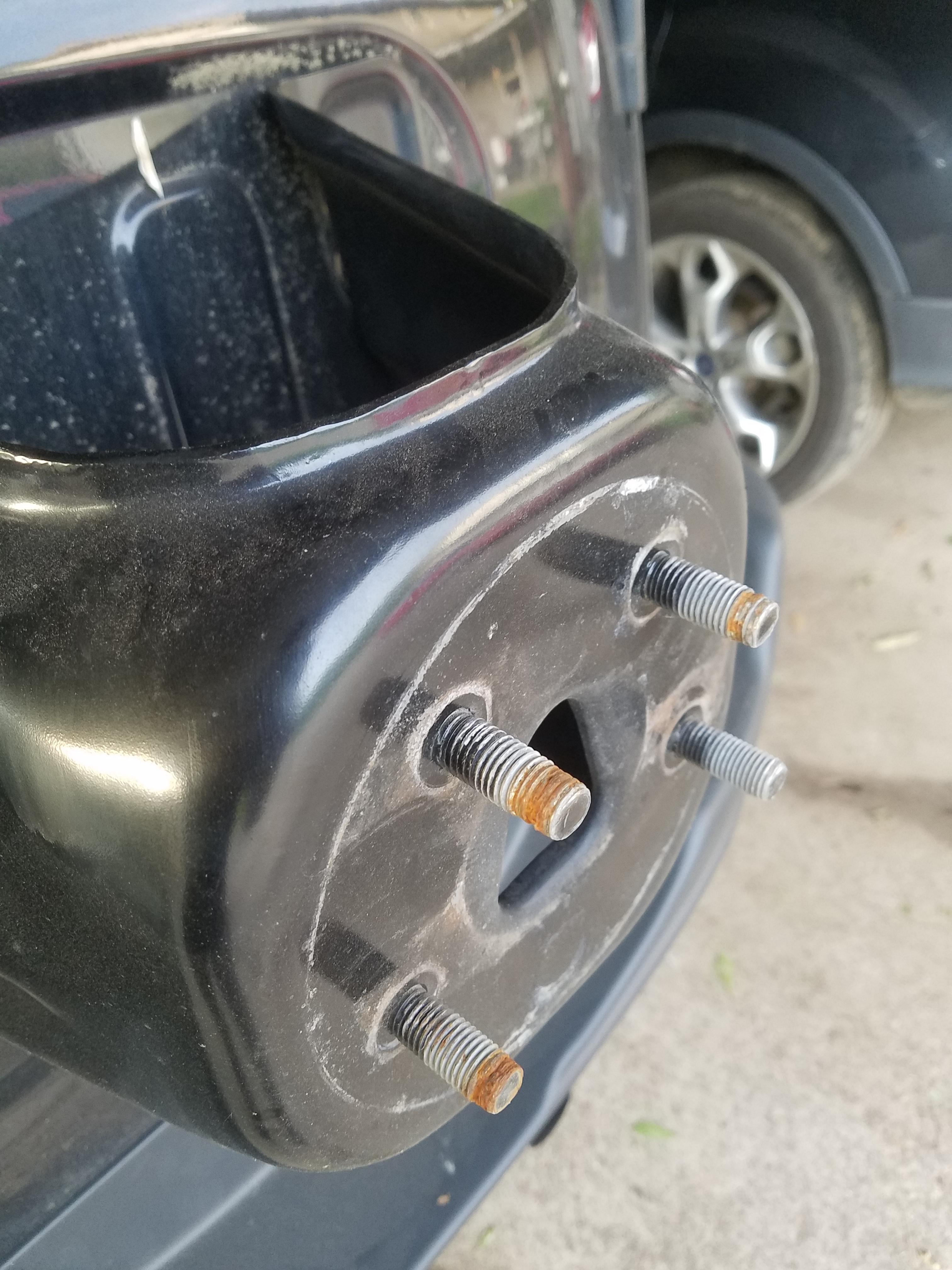 How can I replace these stripped studs? I also had to replace a few on