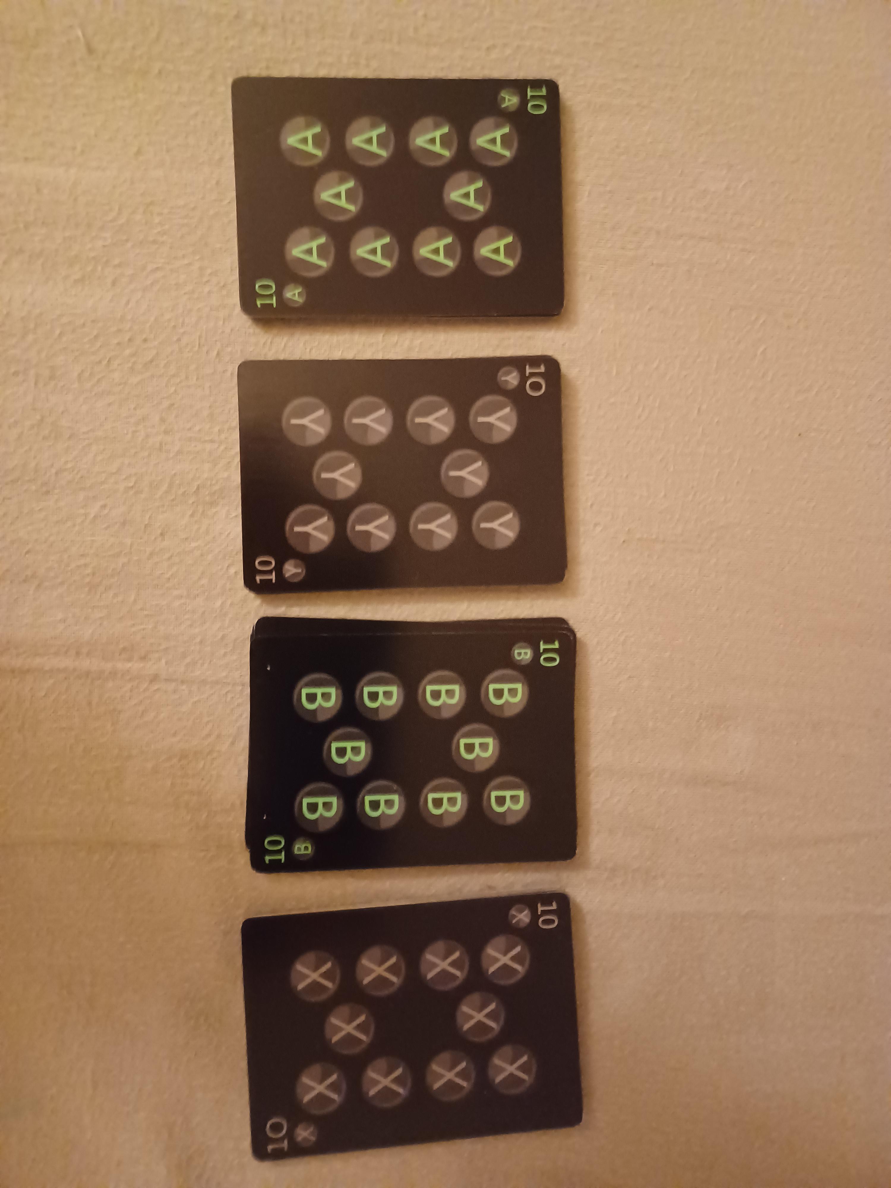 The font of the 10 on one of these Xbox playing cards is different then