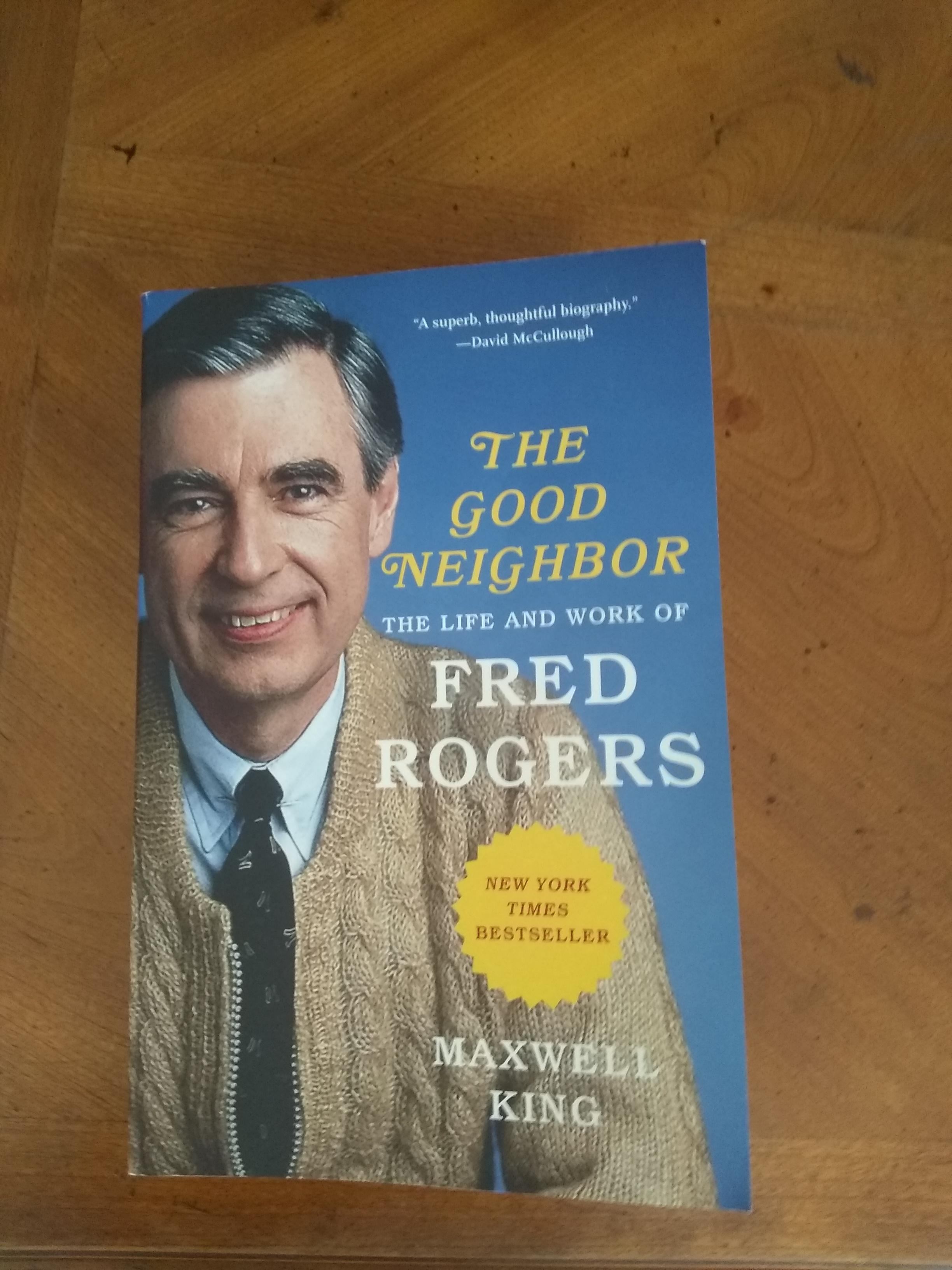 I got a Mr Rogers biography for my birthday and I love it so much r