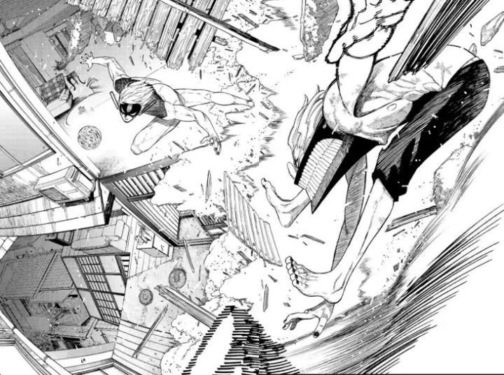 Probably my favourite double page spread so far r/Dandadan