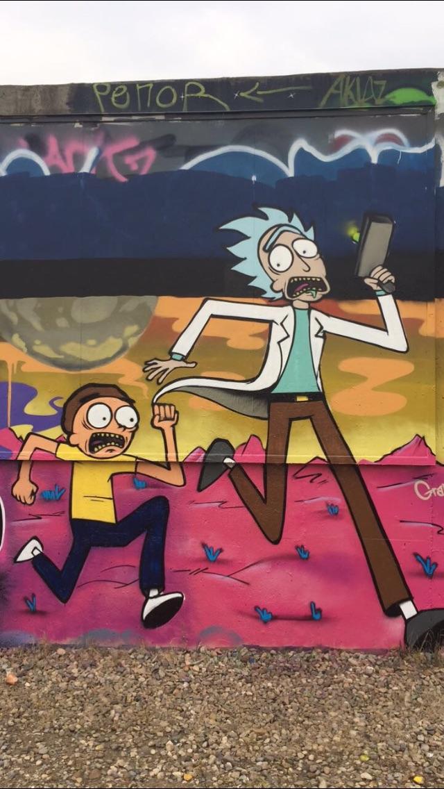 Found some Street art in Edmonton, Alberta. r/rickandmorty