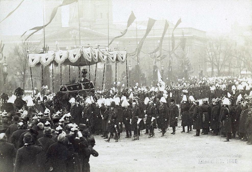 Funeral of Kaiser Wilhelm I., March 1888, [988 x 676]