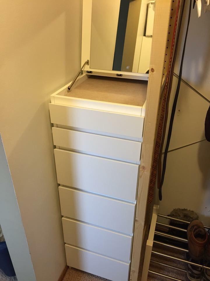 IKEA Malm narrow chest, in this closet r/Perfectfit