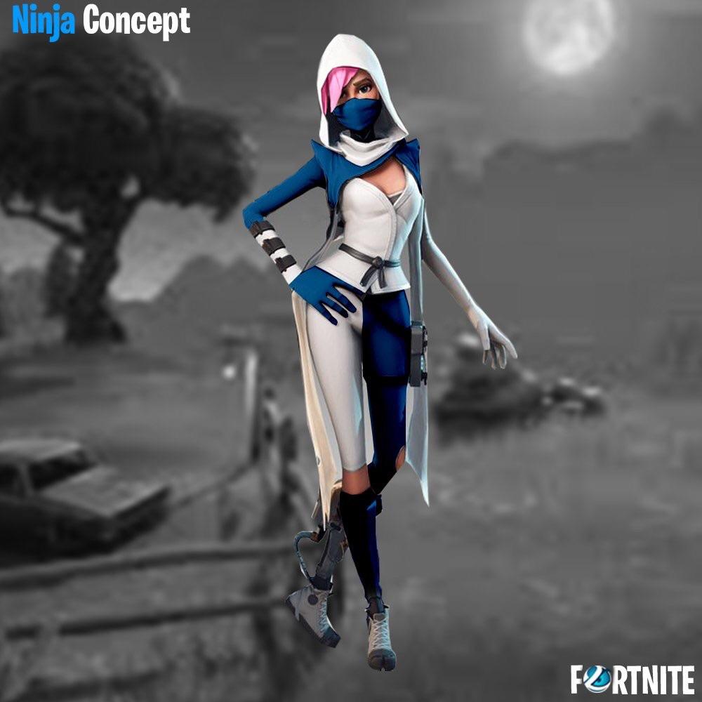 White Ninja Fortnite Save The World Get V Bucks Battle Royale