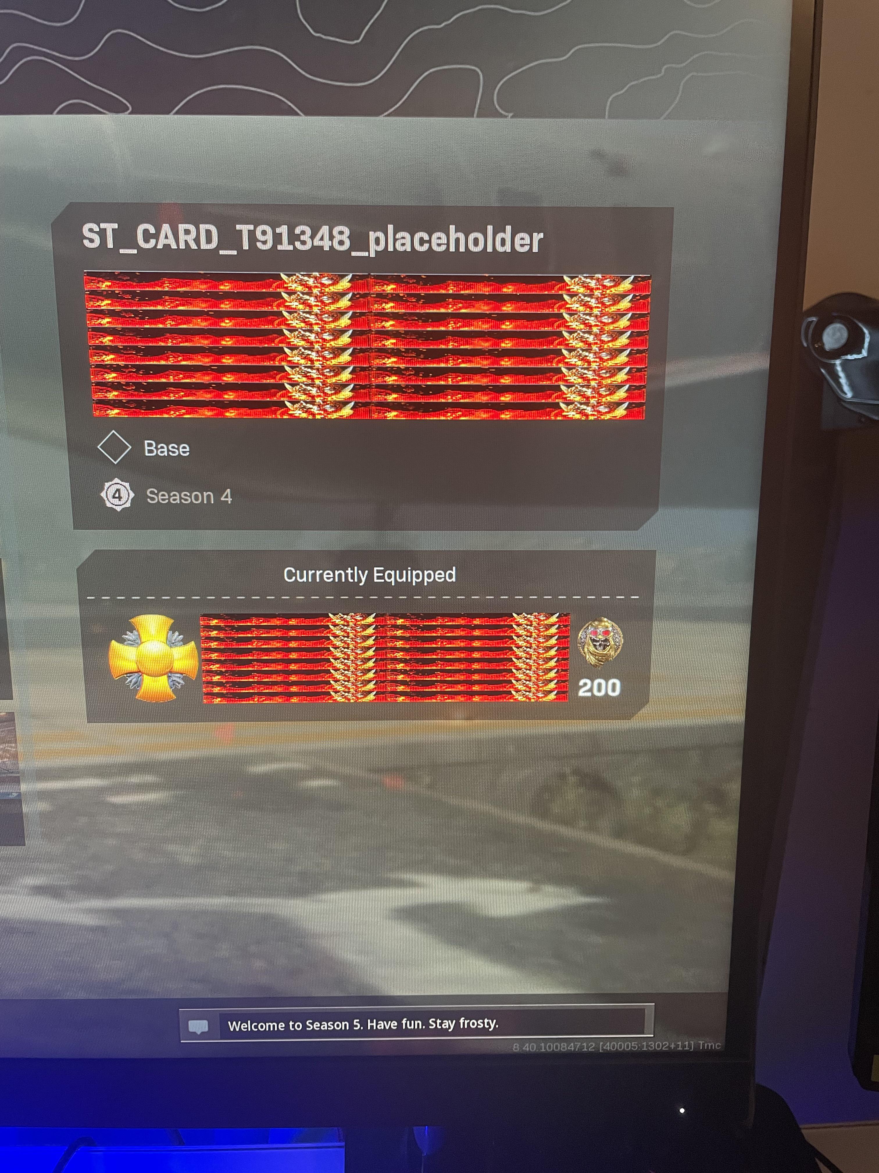 Calling card bugged. This calling card is the animated black ops 2