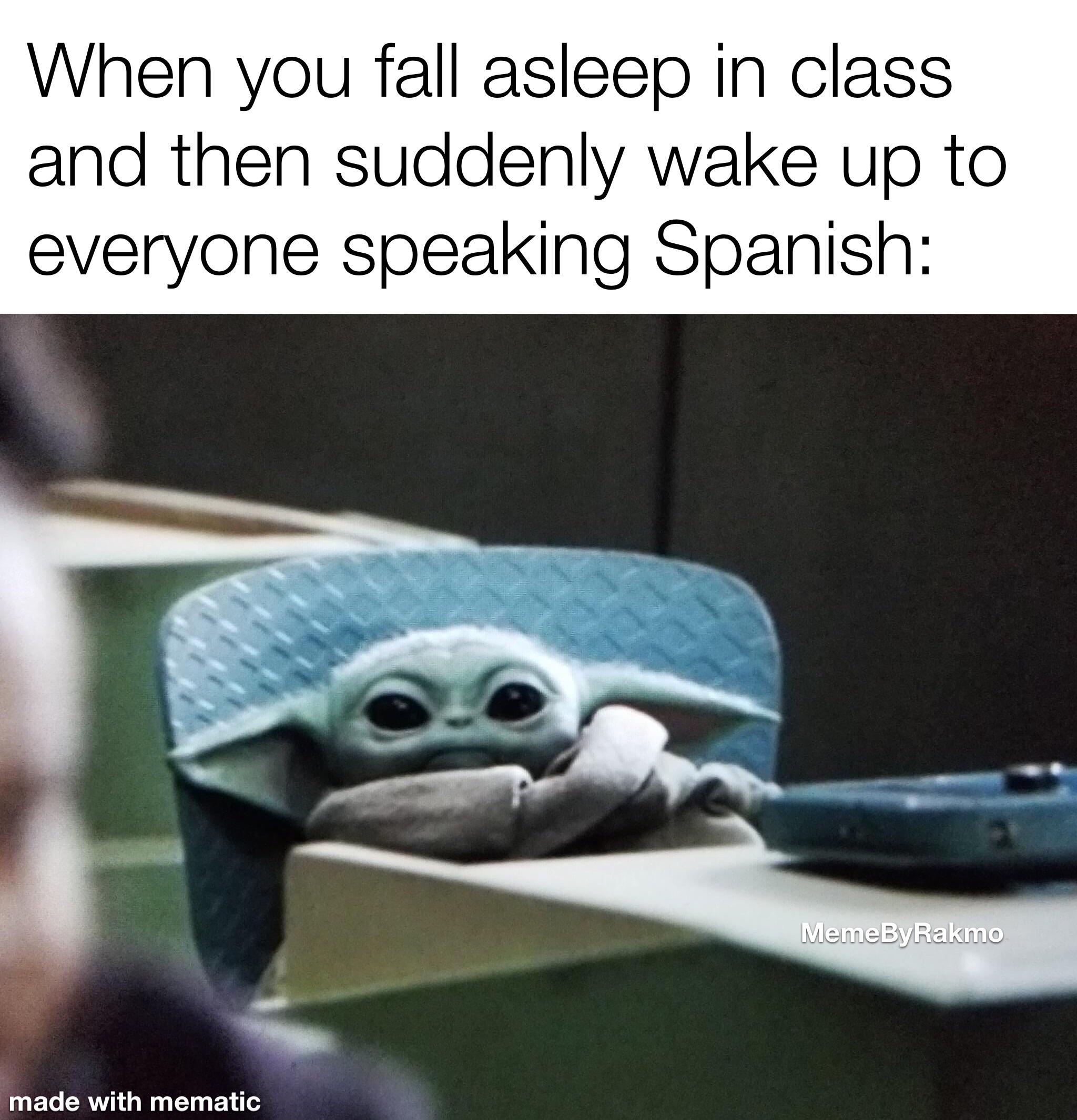 Baby Yoda In Spanish Captions Tempo