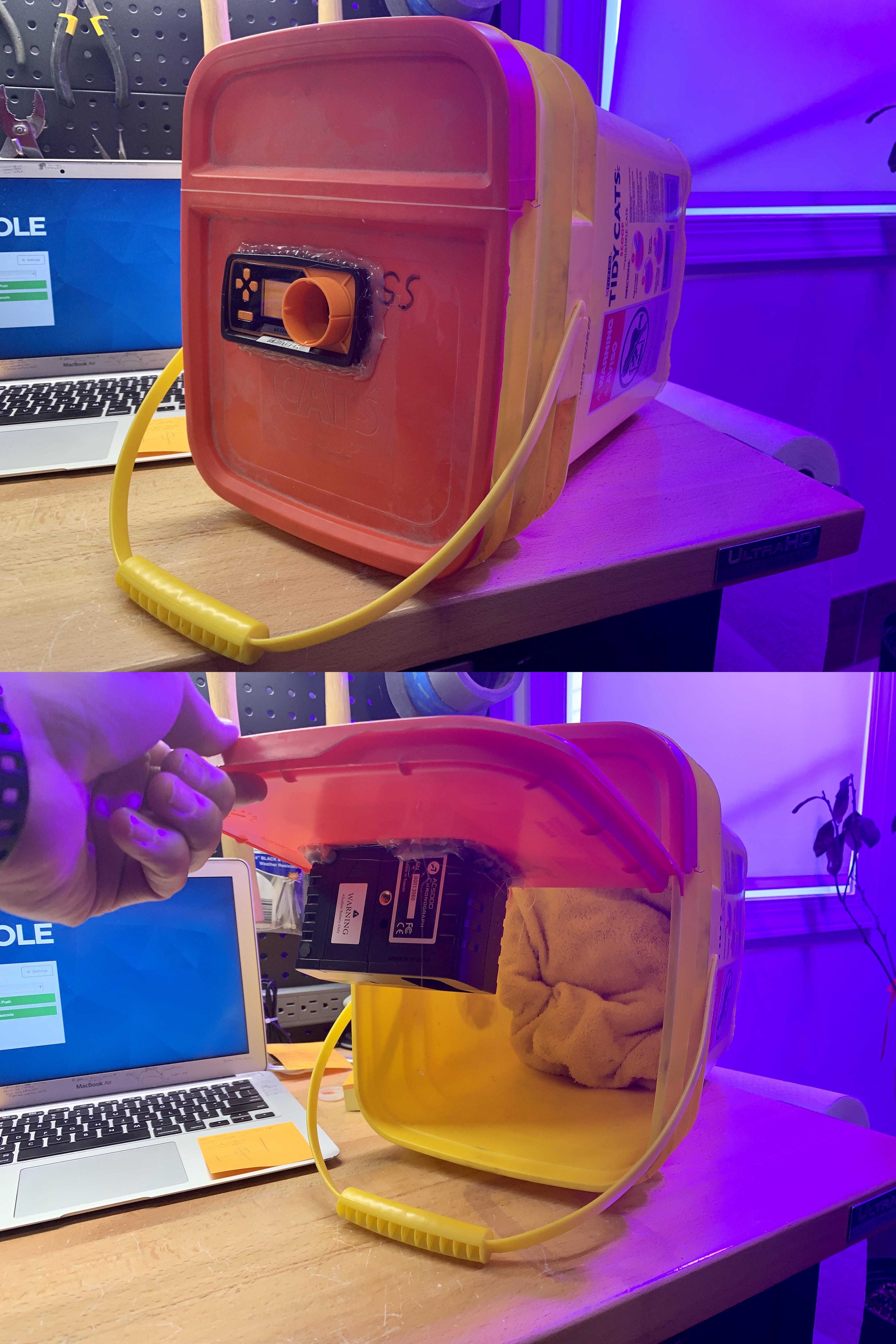 Got tired of testing my guns inside by shooting BBs through a chrono