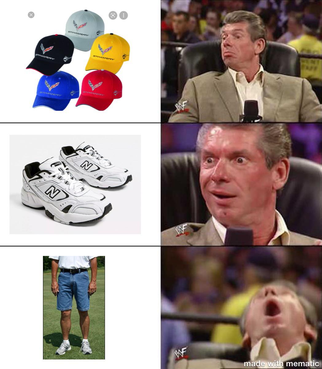 Corvette owners getting ready for a car show, to see Stock Chevys like