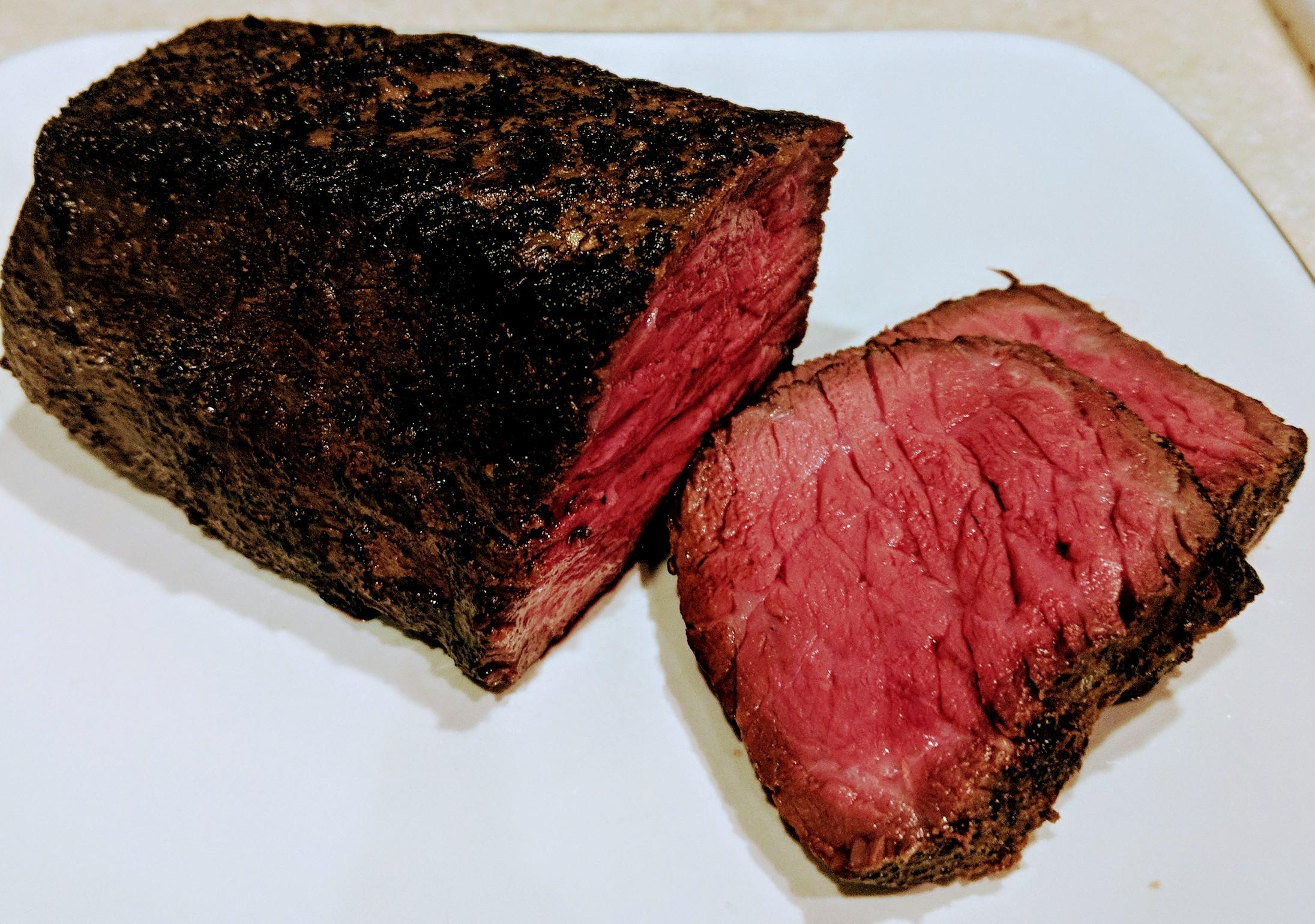 [homemade] sous vide and seared london broil r/food