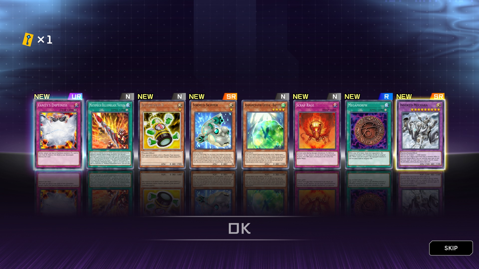 I've just pulled a Vanity's Emptiness from the Master Pack. r/masterduel