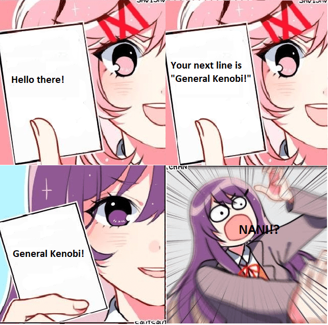 Your next meme is... DDLC