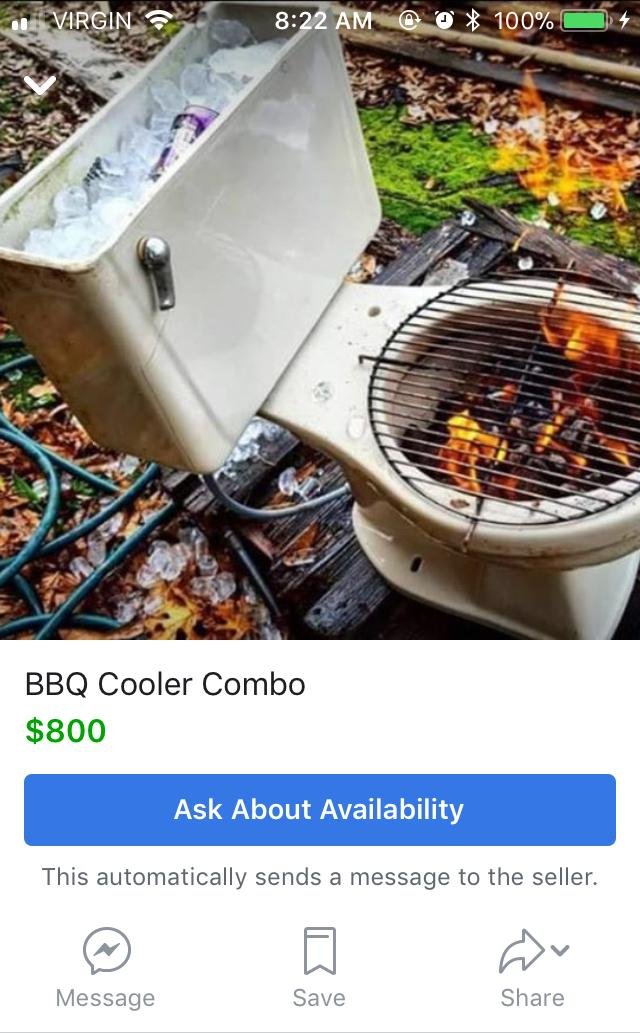 Grill/Cooler combo : r/DiWHY