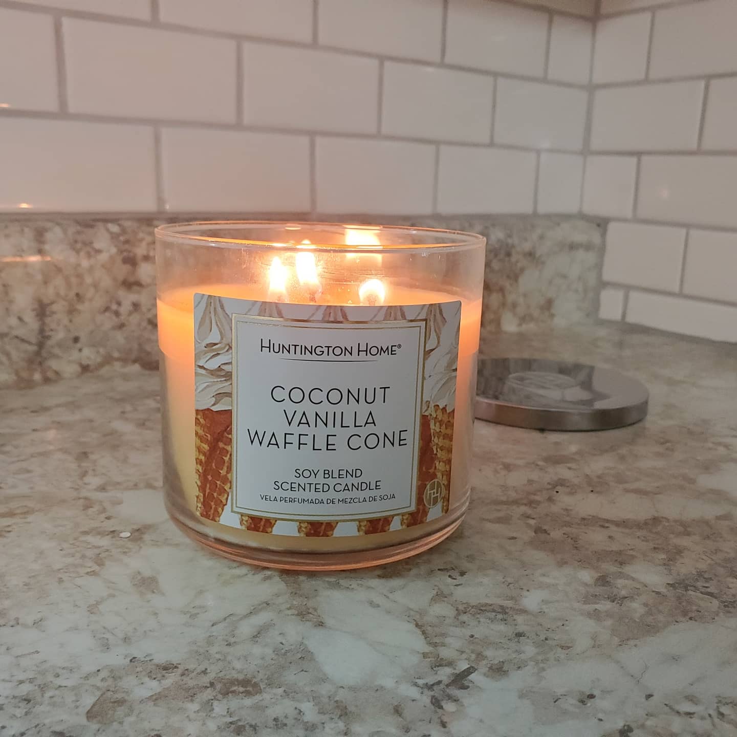 Got around to burning my summer candle! I love it! r/aldi