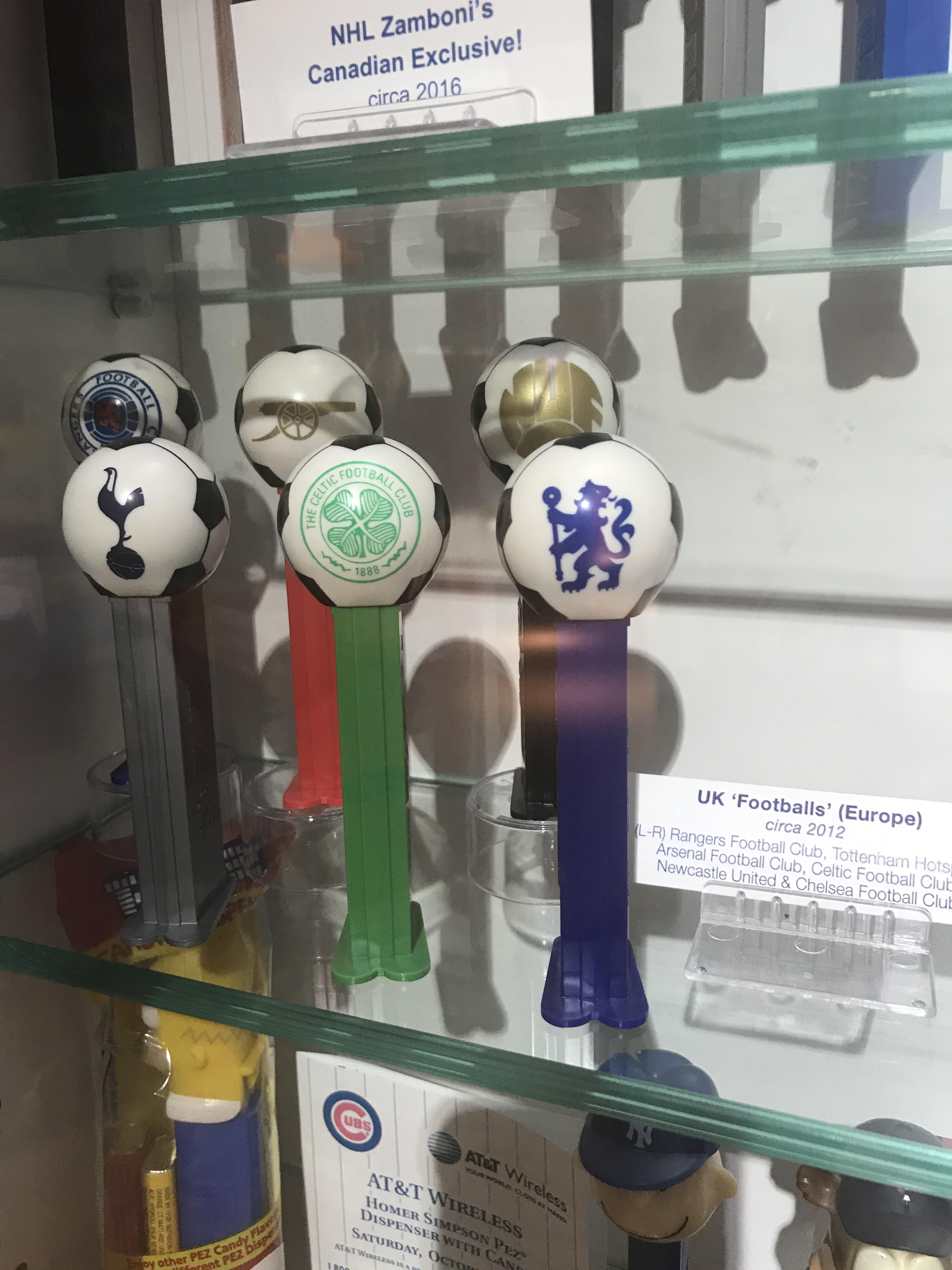 Premier League football/soccer dispensers r/pez