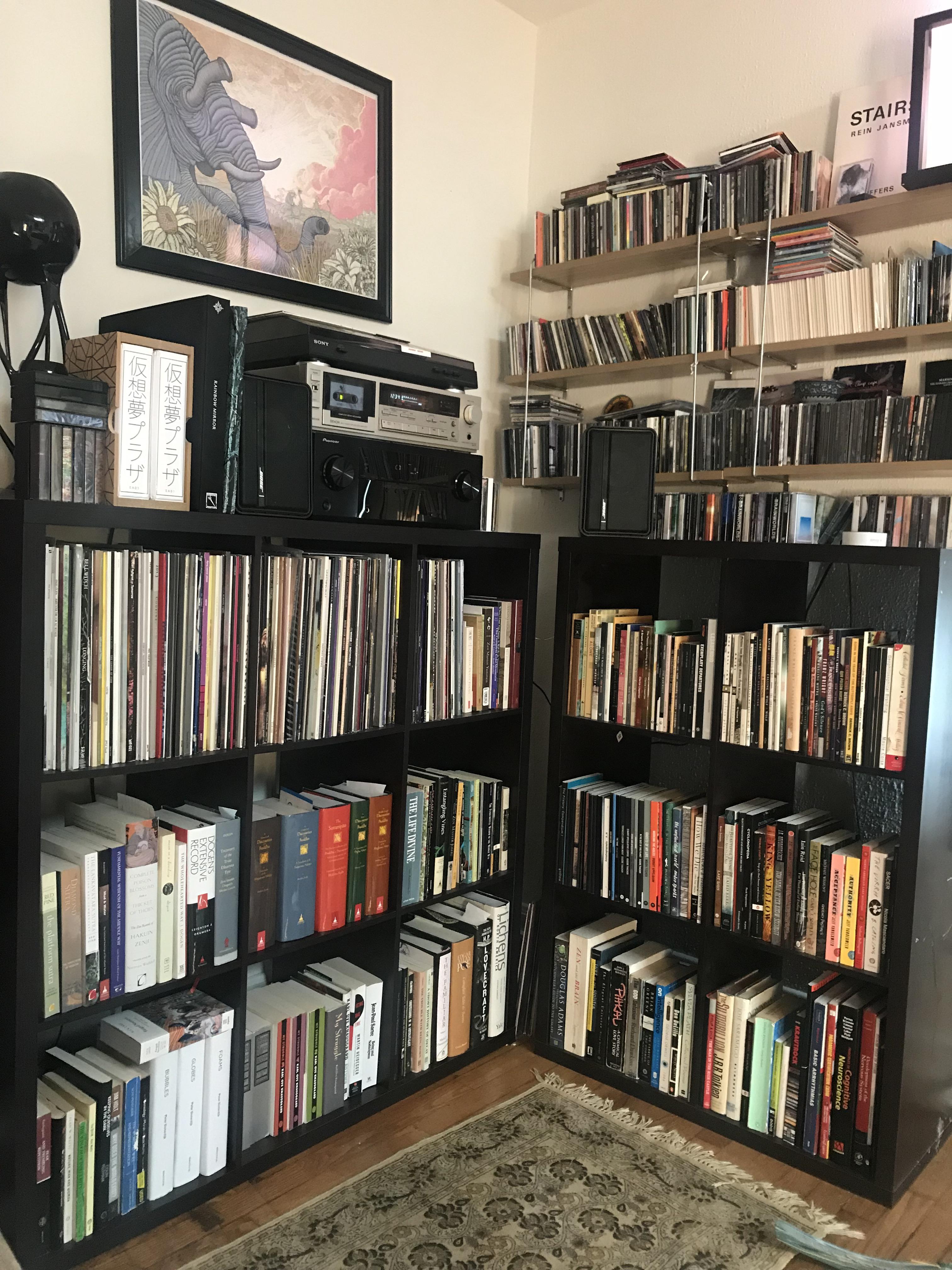My books and music corner r/bookshelf