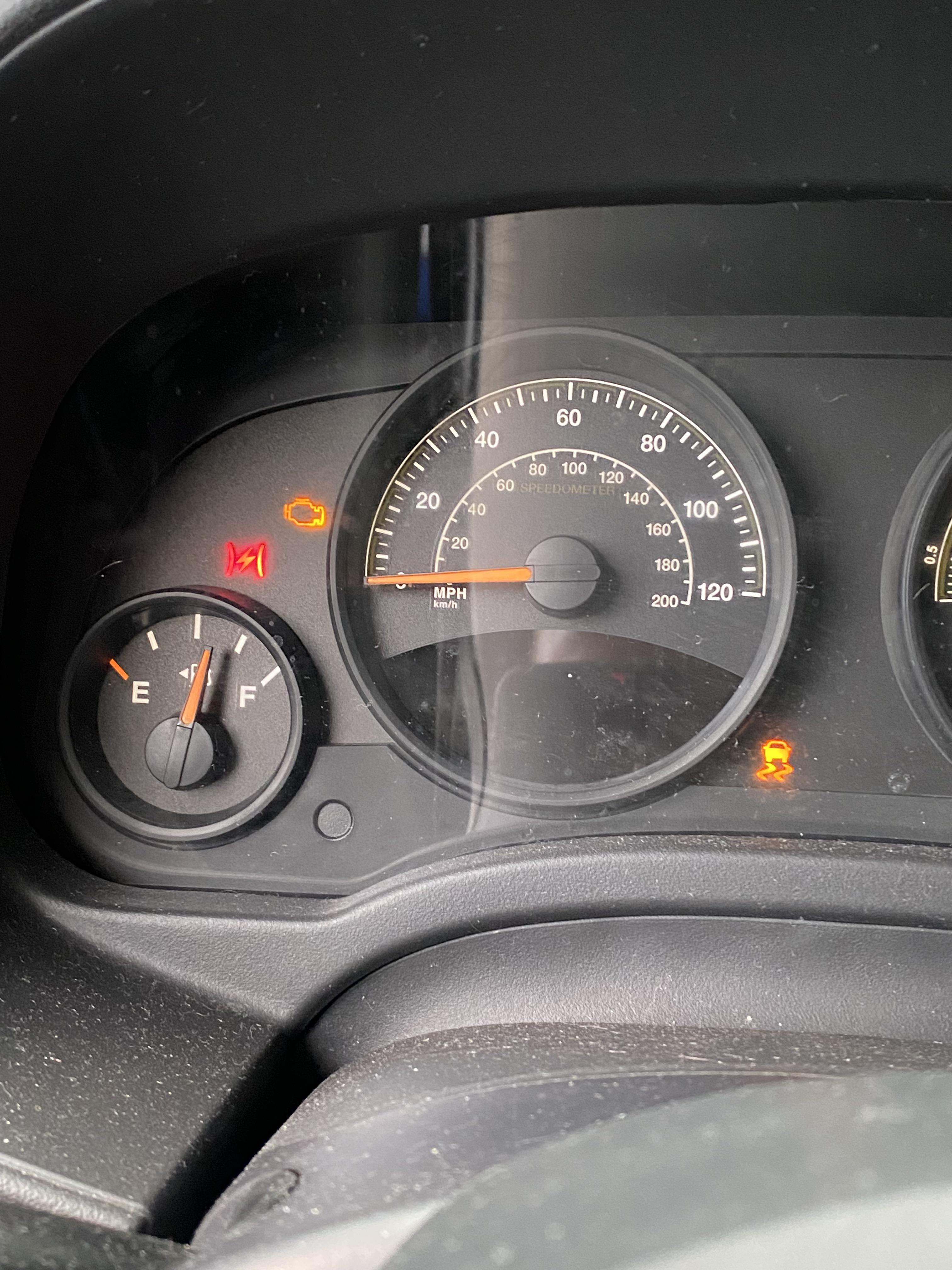 Traction, check engine and throttle light? : r/JeepPatriot