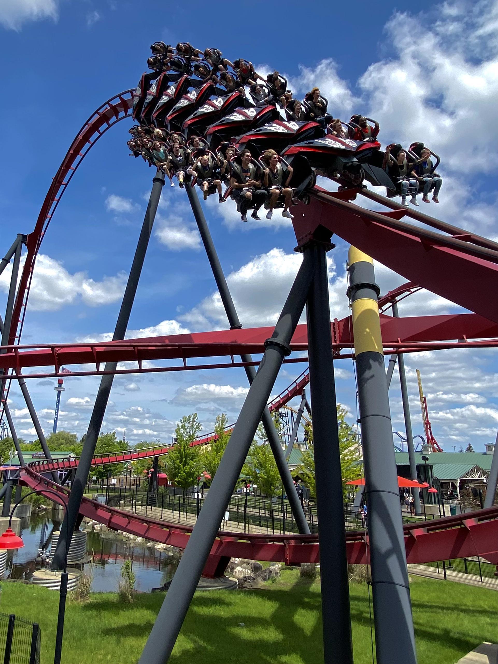 Soaring on [XFlight] at [Six Flags Great America] r/rollercoasters