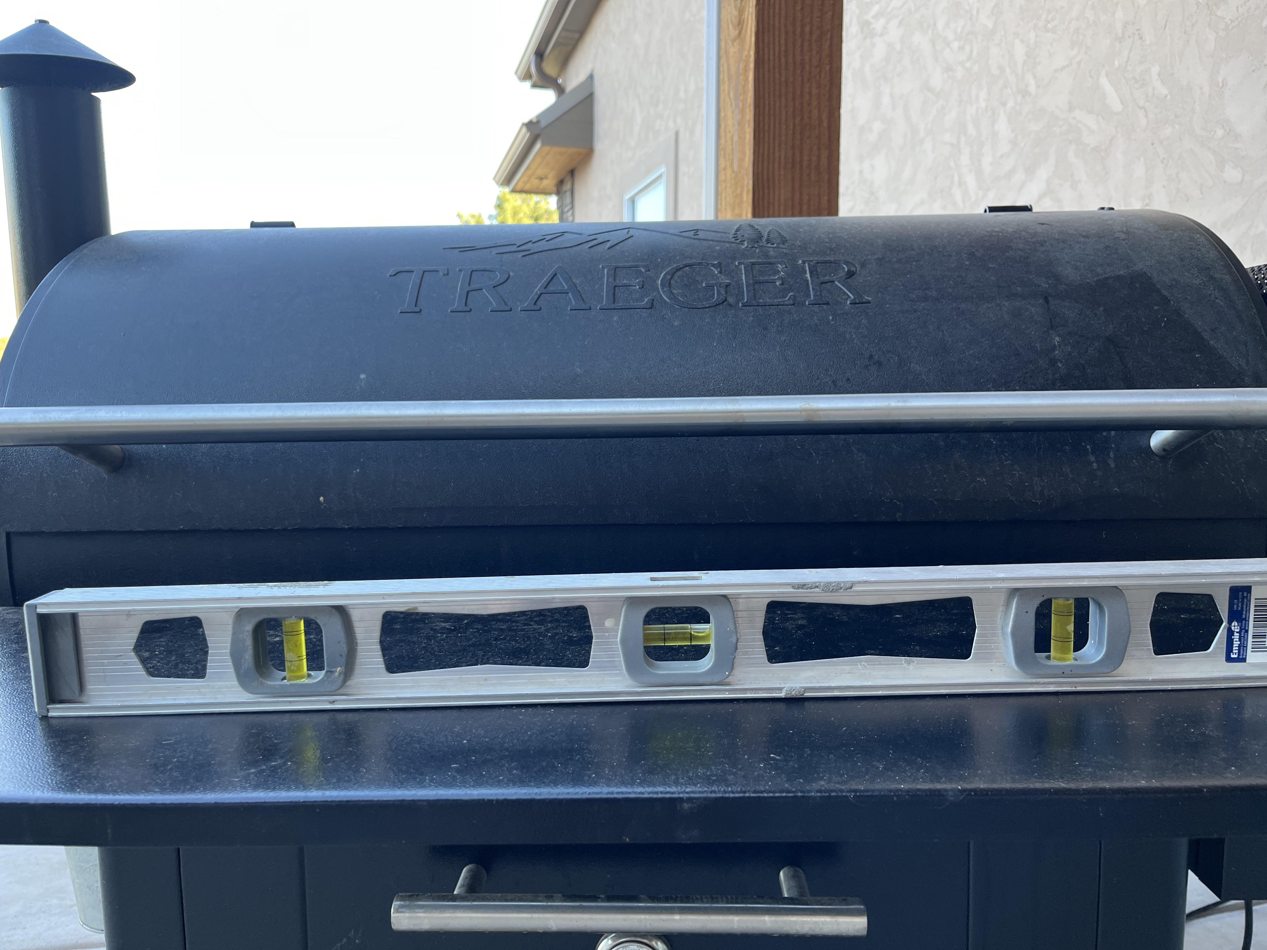 PSA… Avoid Grease Fires by Making Sure Traeger is Level or Leaning