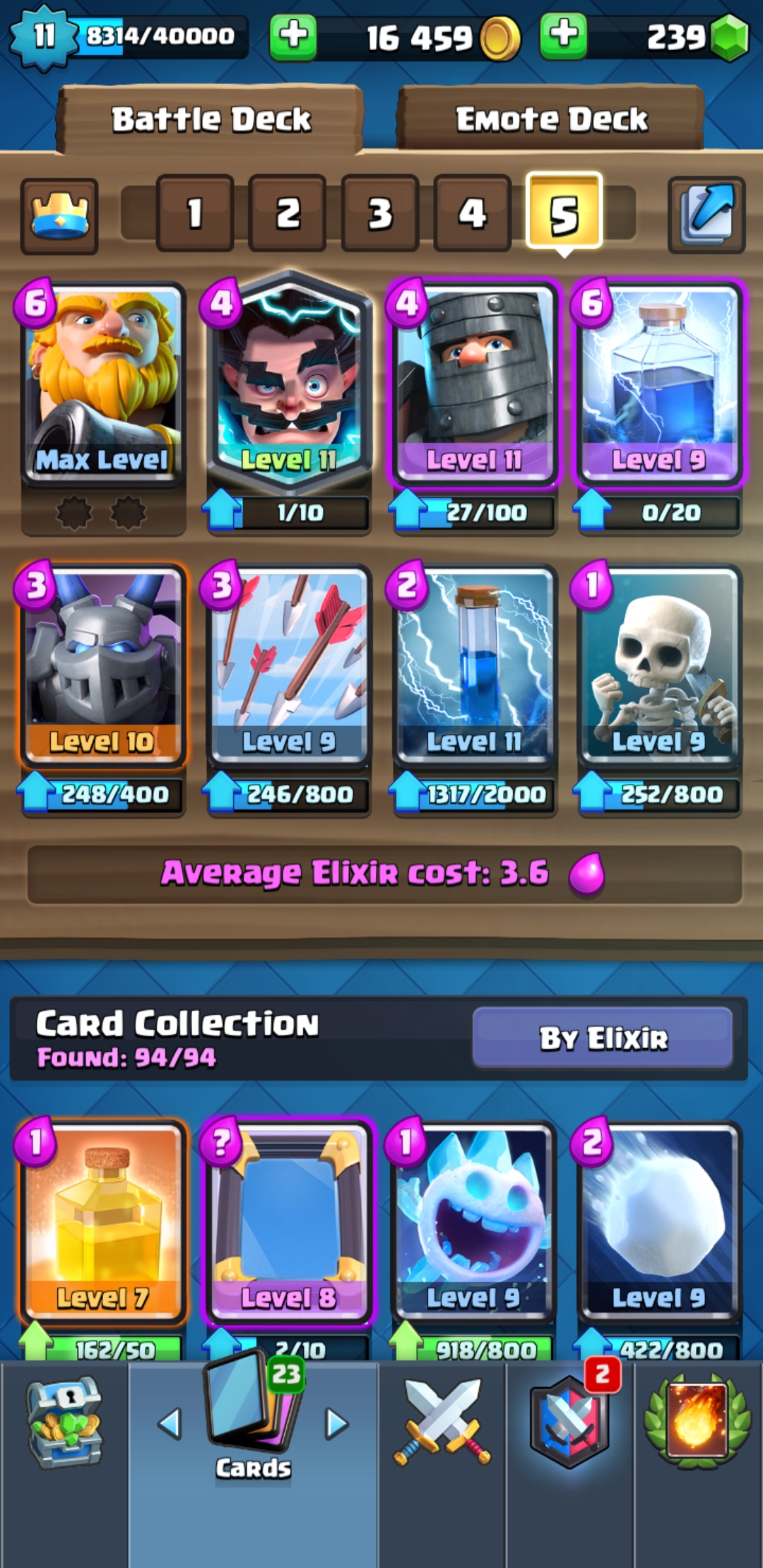 Rate my deck ClashRoyale