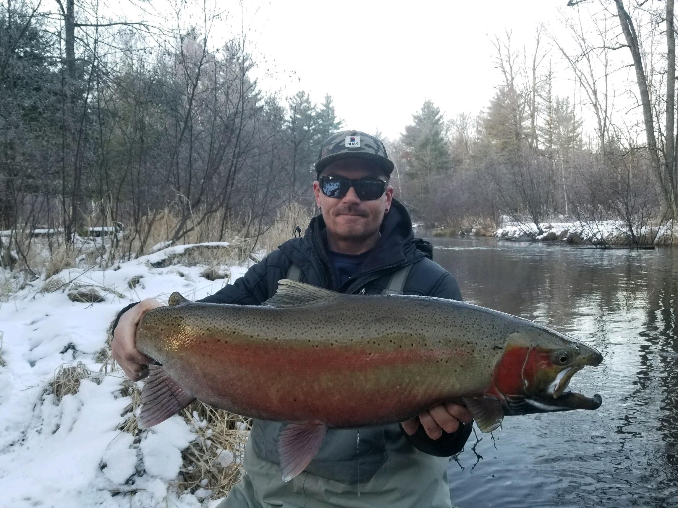 My brother who works for the DNR! Near sleeping bear dunes in Michigan