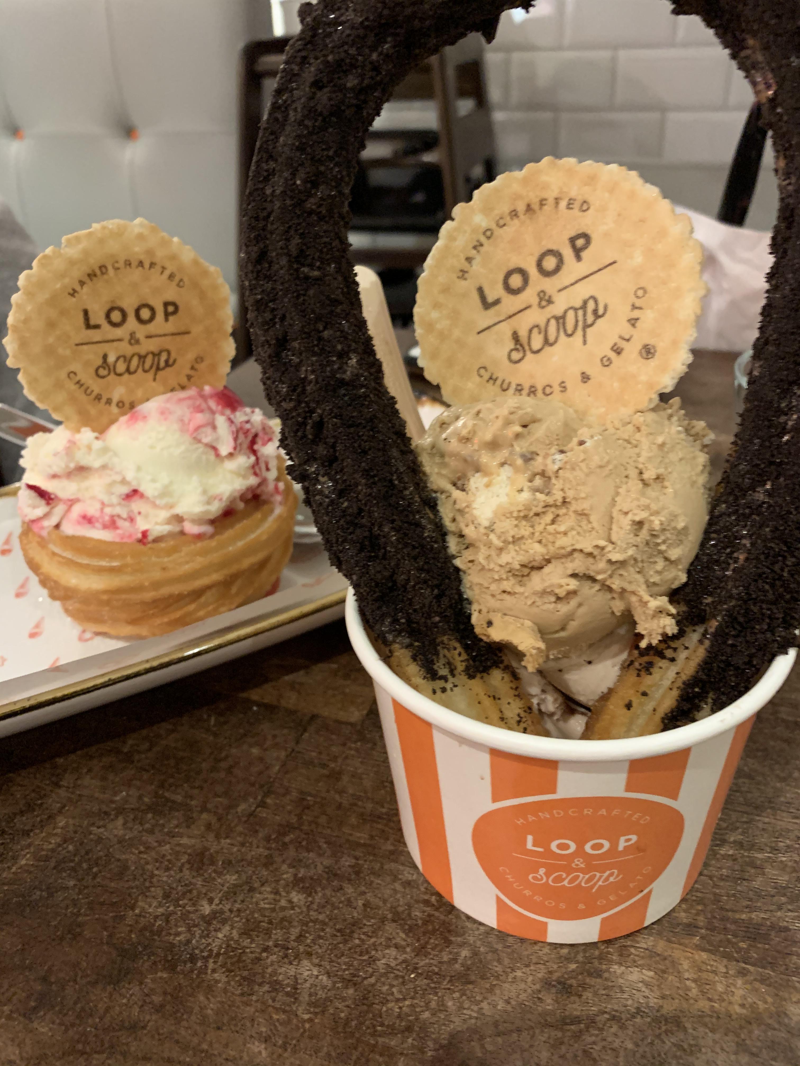 [I ate] Ice Cream and Churros r/food