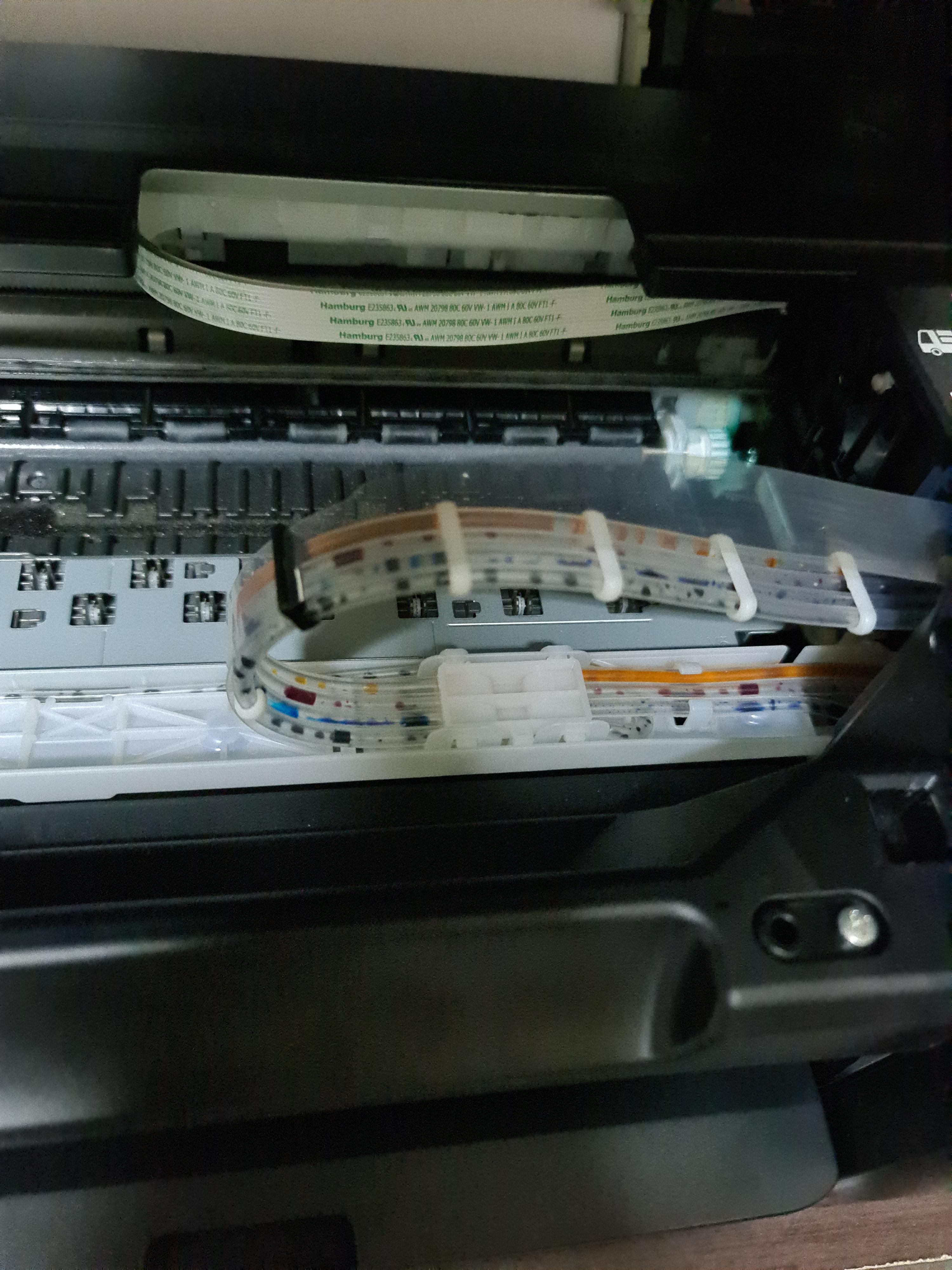 So, the cartridge was clogged on my Canon Pixma G3010 and I took it out