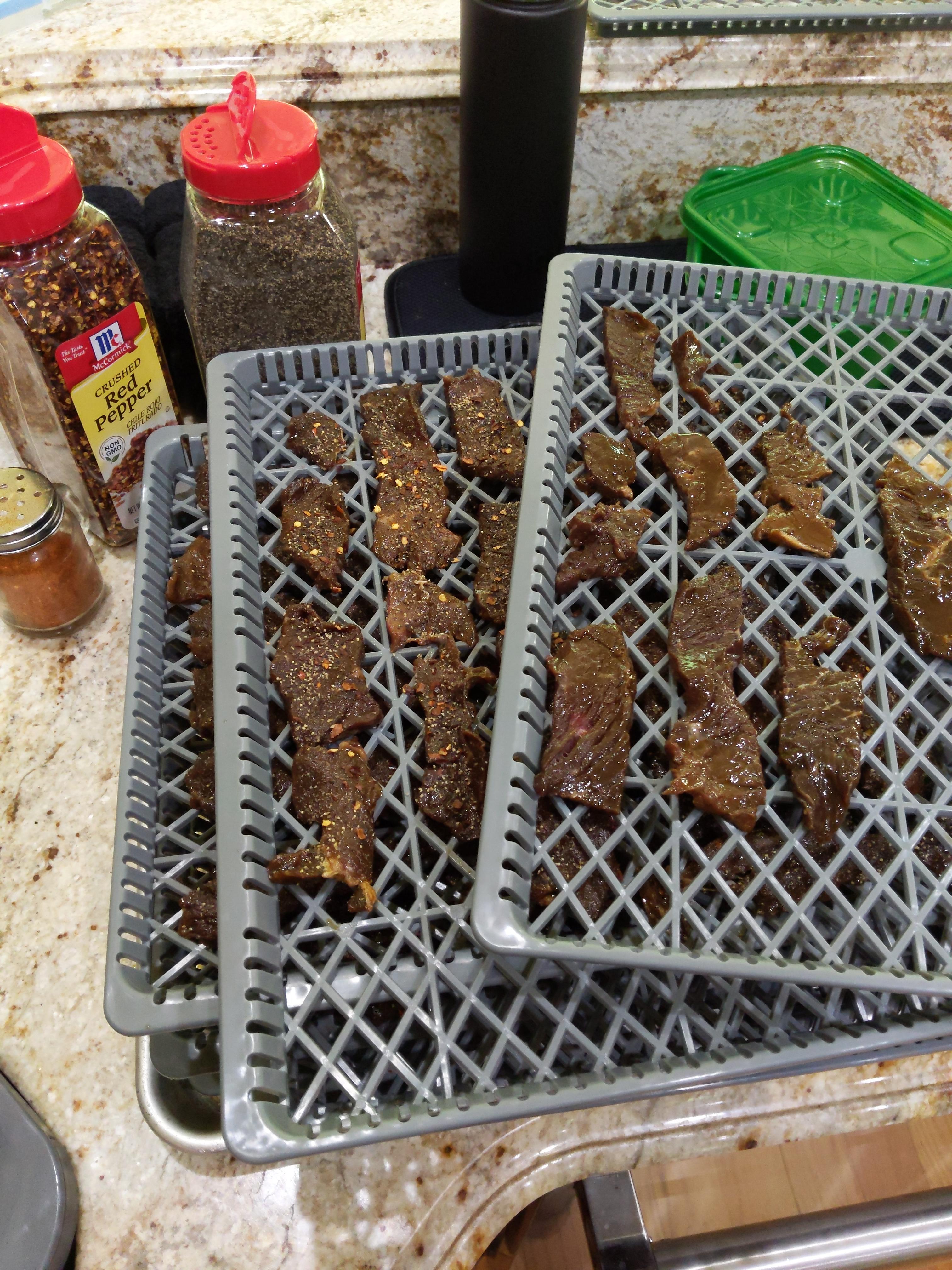 Four pounds of top round! r/jerky