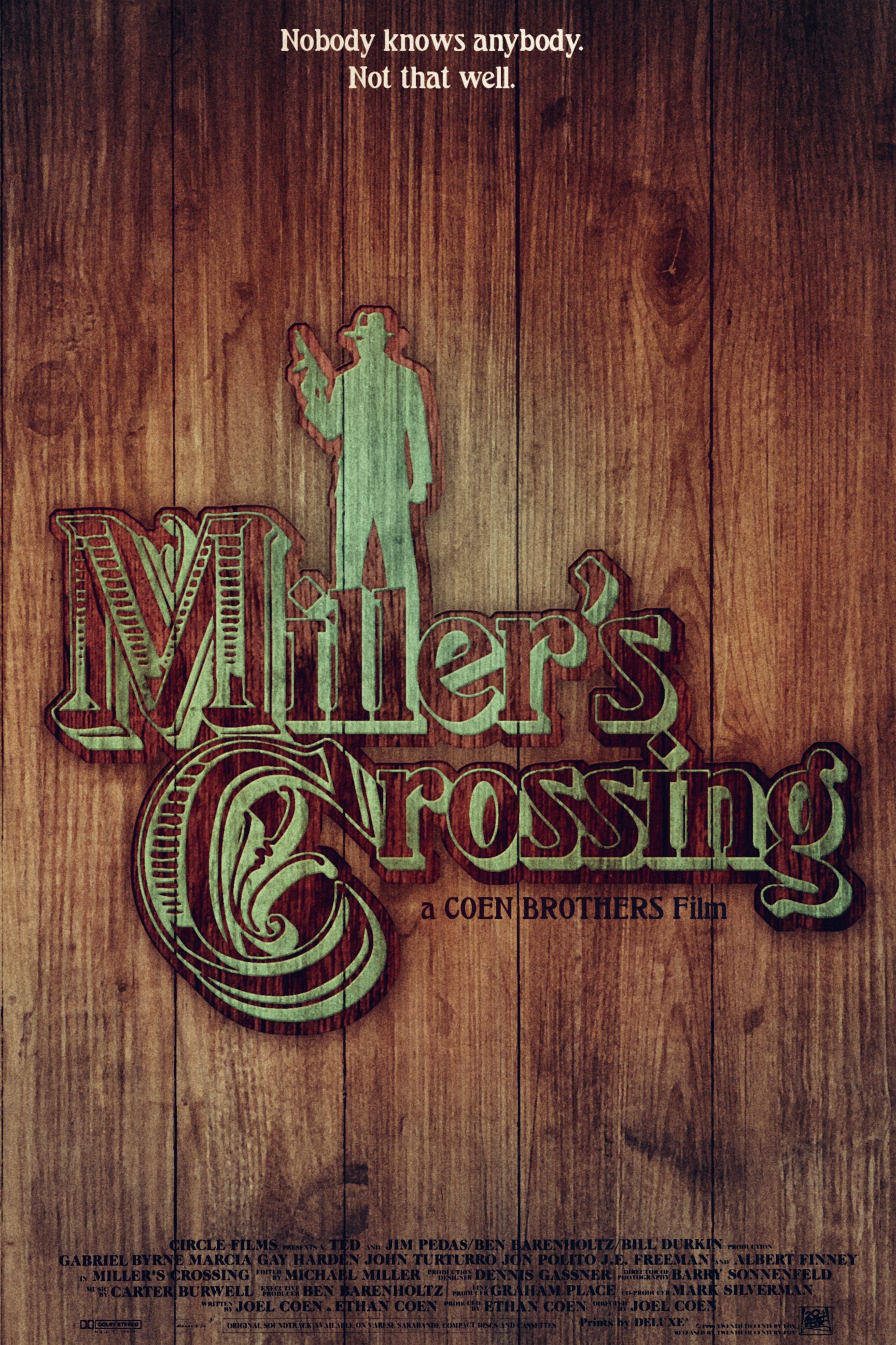 Miller's Crossing (1990) [1728x2592] [OC] r/MoviePosterPorn