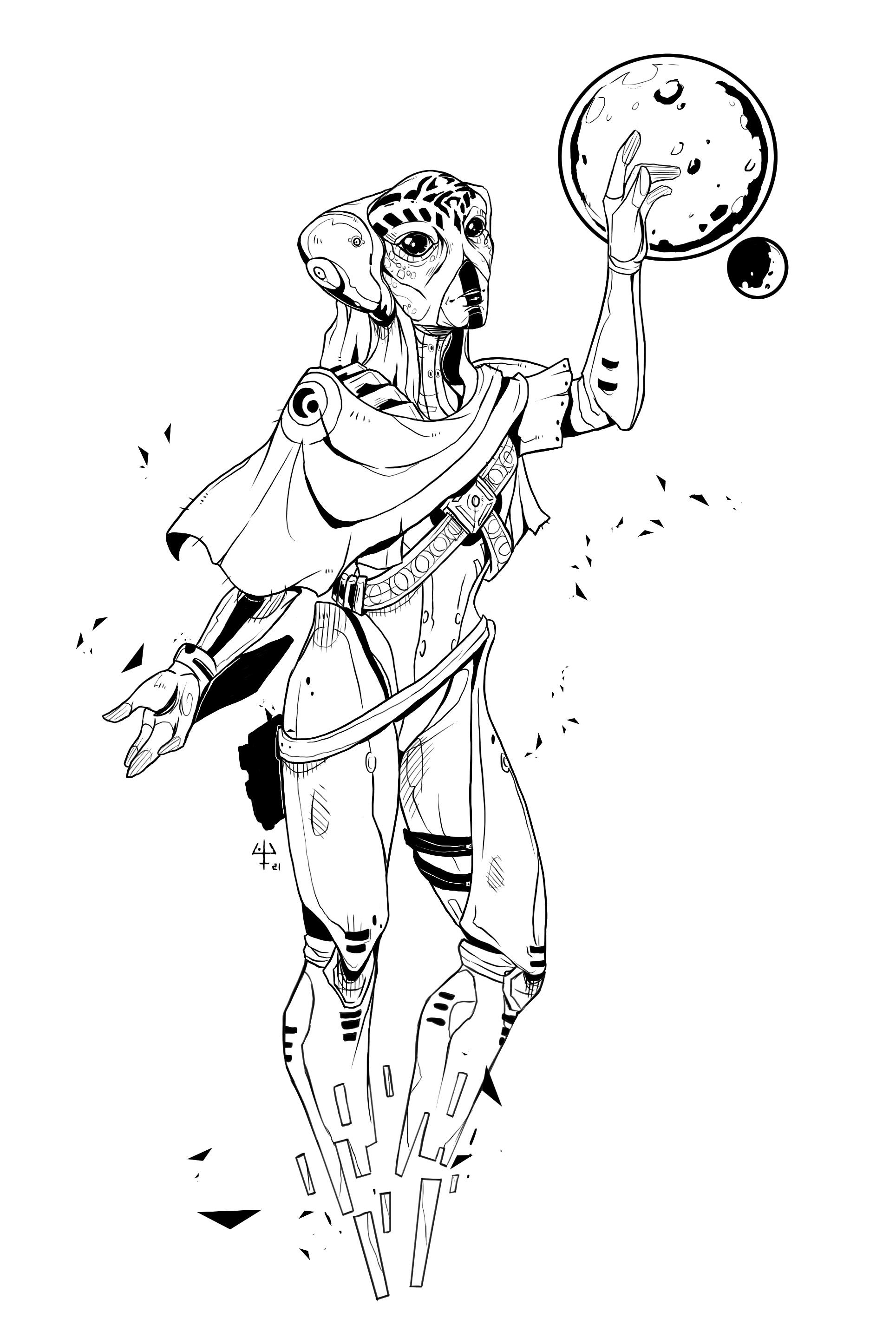 Artemis fanart (little break from drawing storyboards for NMS comic x
