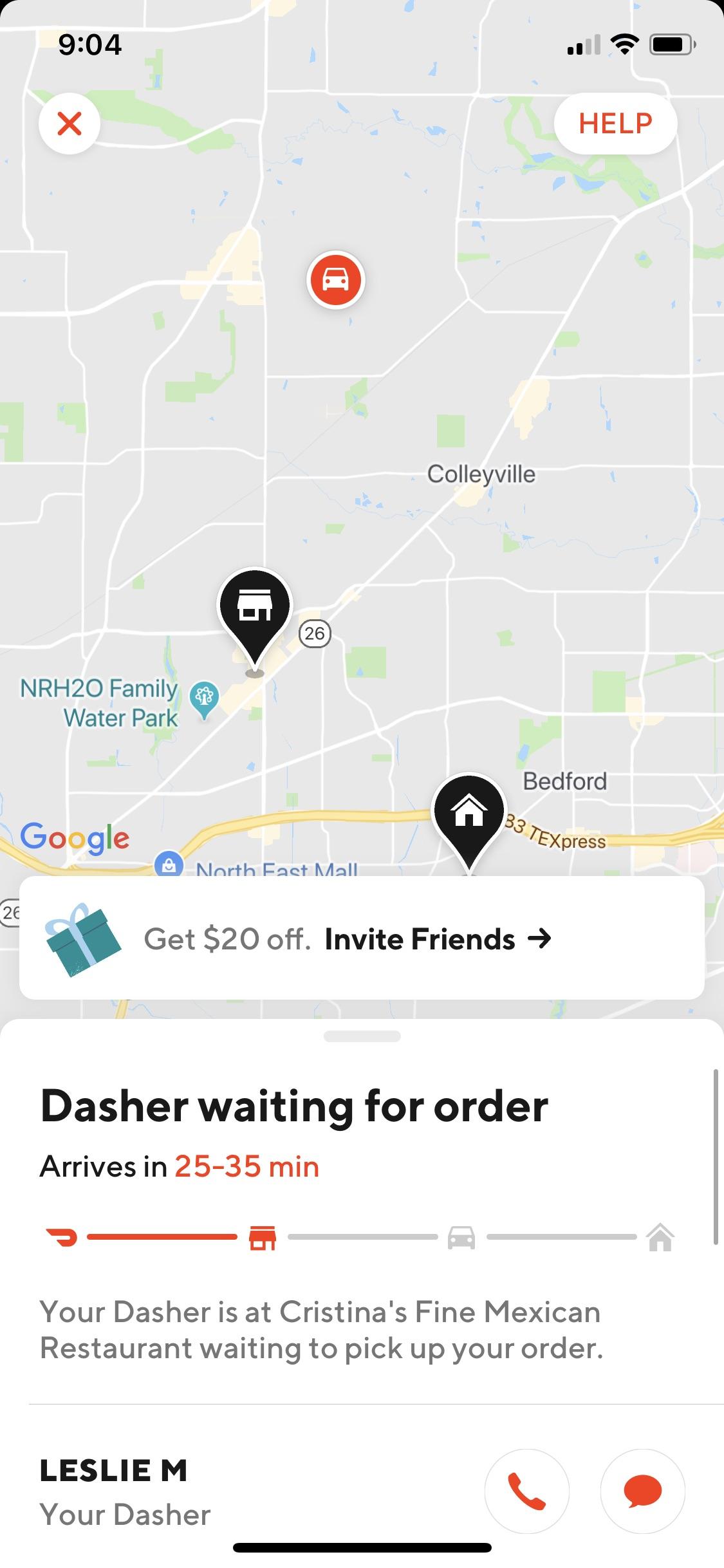 Dasher left the restaurant then marked it picked up and on the way from