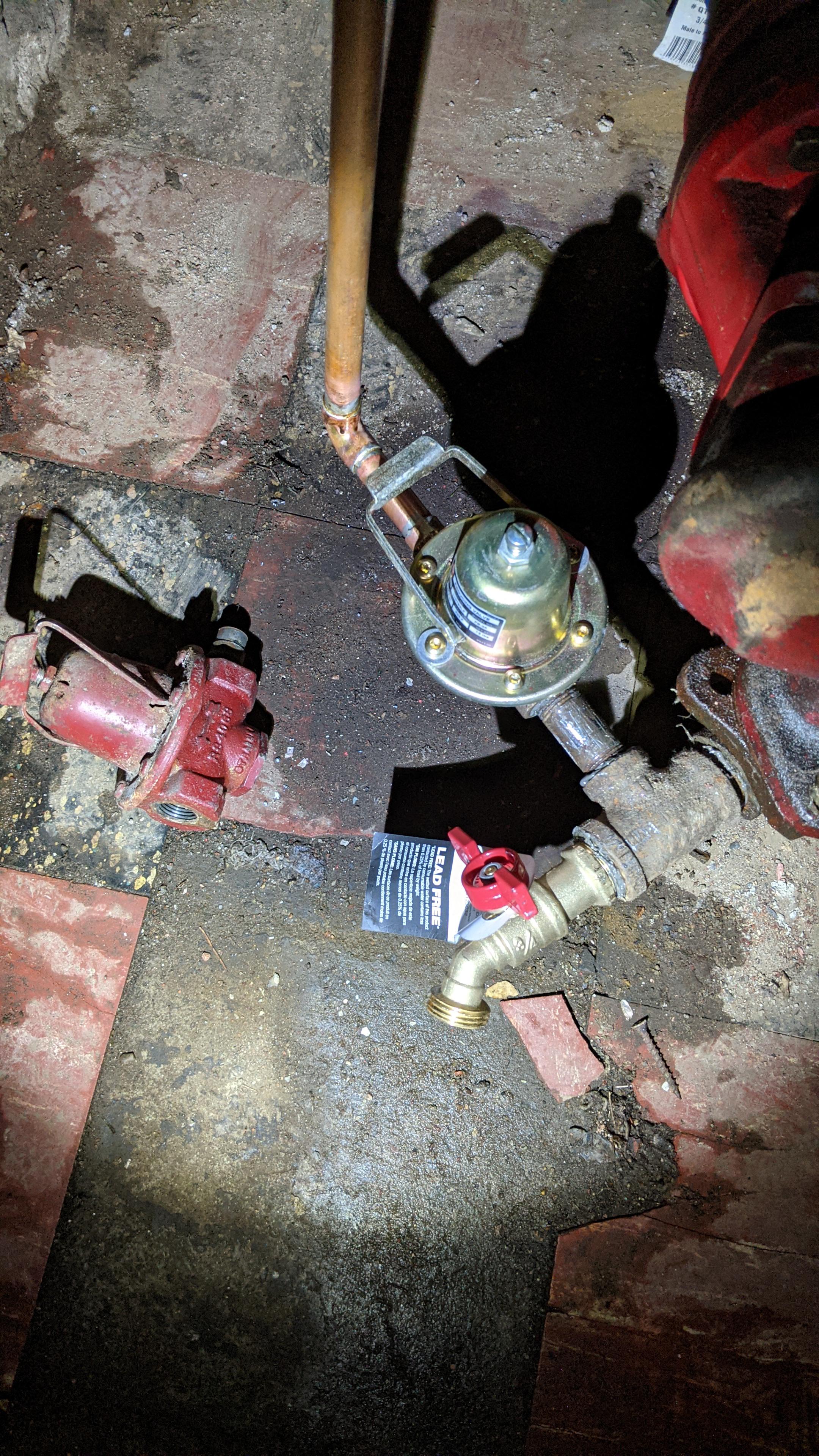 Intense vibration/hammering from a brand new boiler pressurereducing