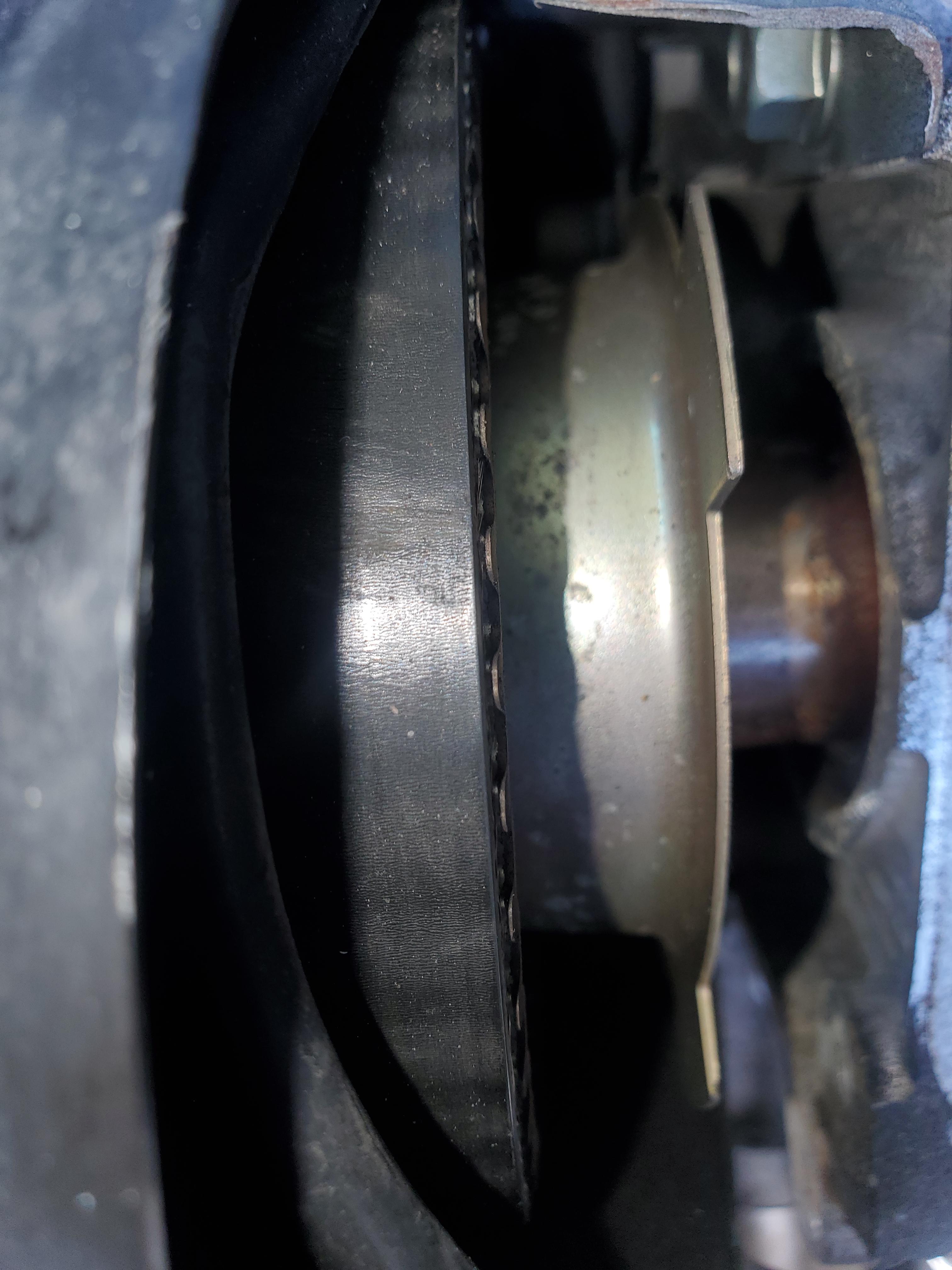 2002 Montero 3.0 timing belt - still okay? Best picture I could take